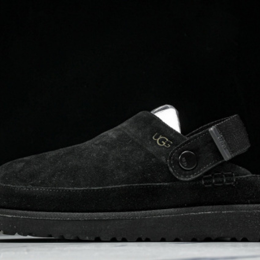 Men's Spring Casual Flat Bottom Flip Flops - Black Sandal