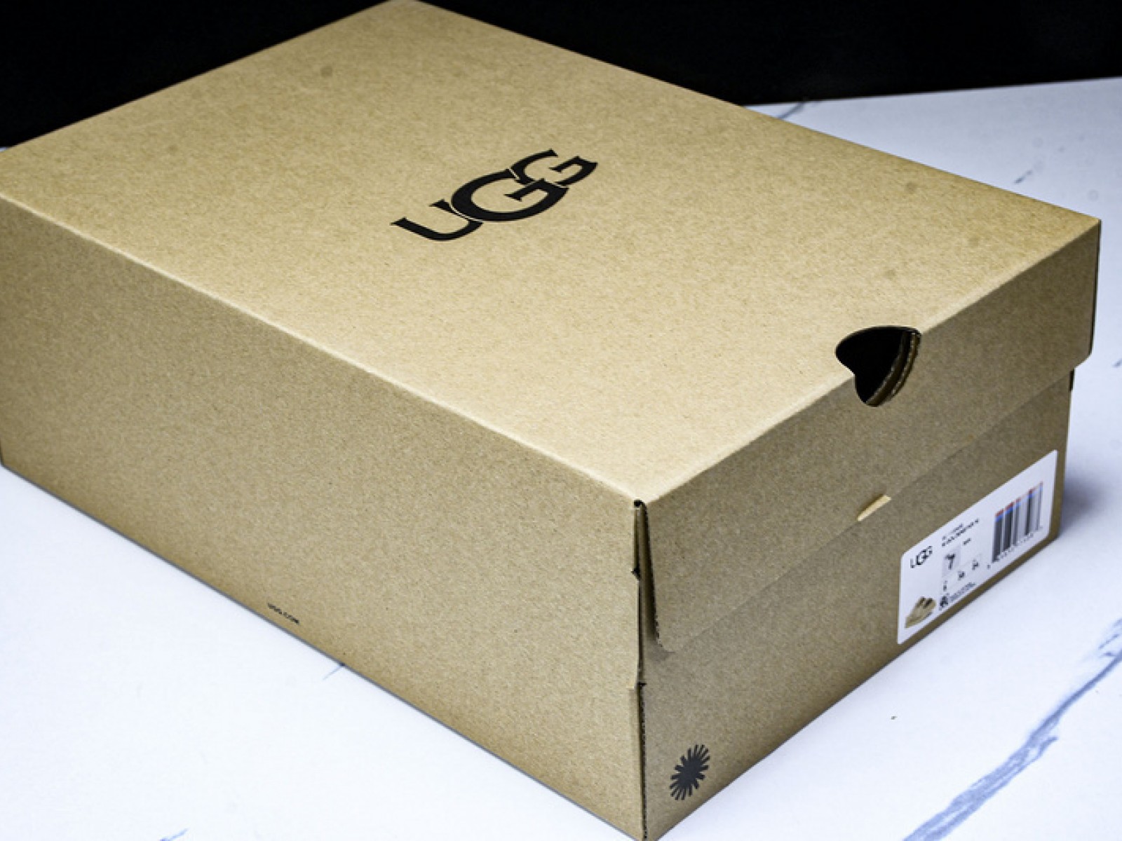 Ladies Open Toe One Shoulder Slippers - Khaki/Light Wheat