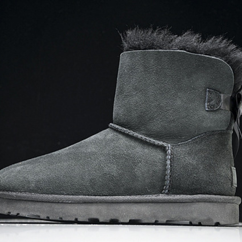 UGG Mini Bailey Bow II Boots - Black
