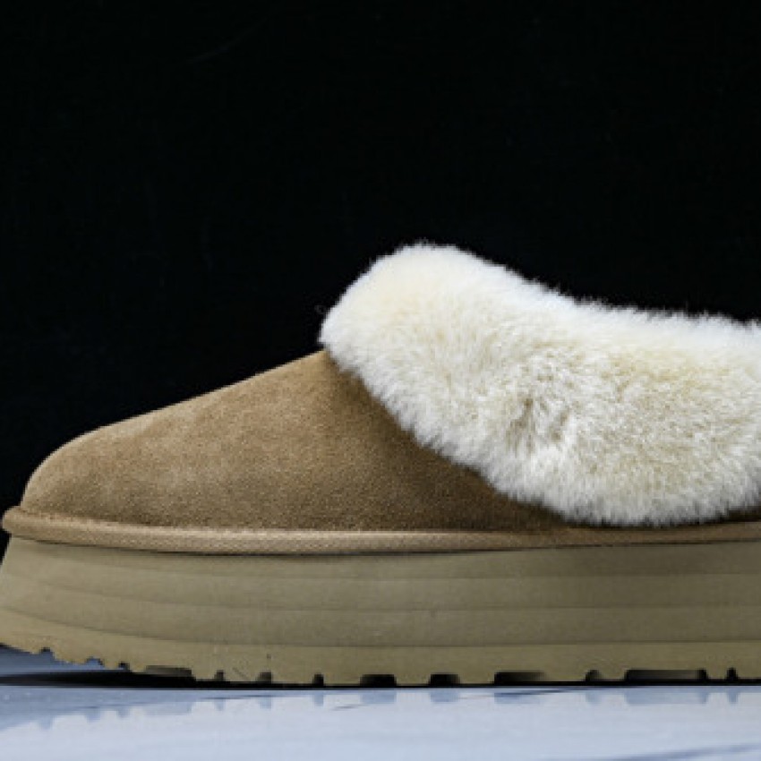 Women's Autumn Thick Sole Comfort Loafers - Brown/White