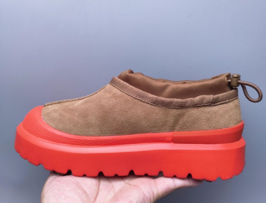 UGG A Slip-On Casual Fashion Shoes - Brown/Red