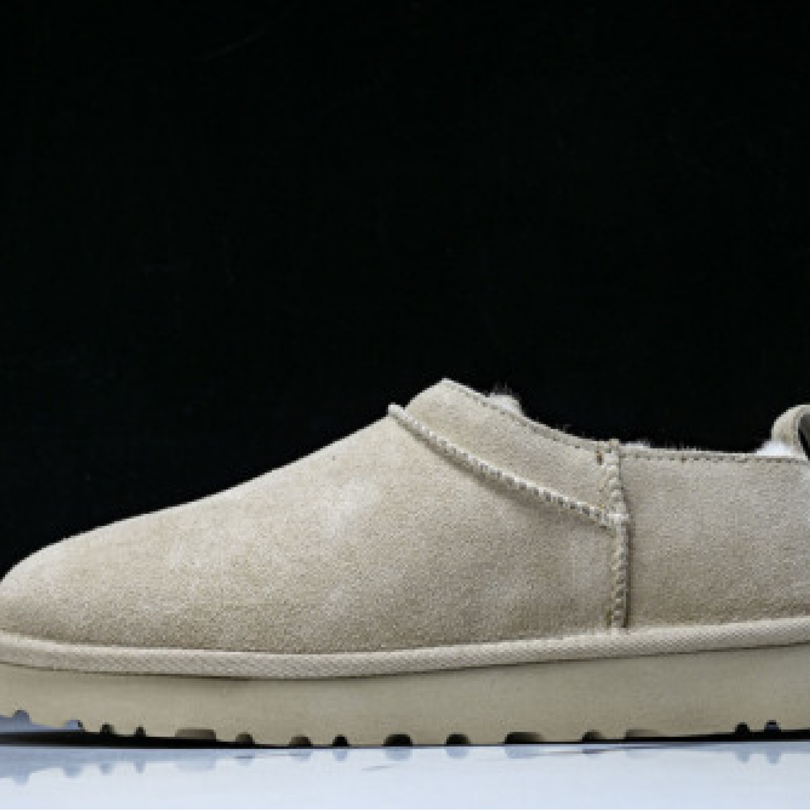 Comfortable Wooden Clog Mules - Light Gray