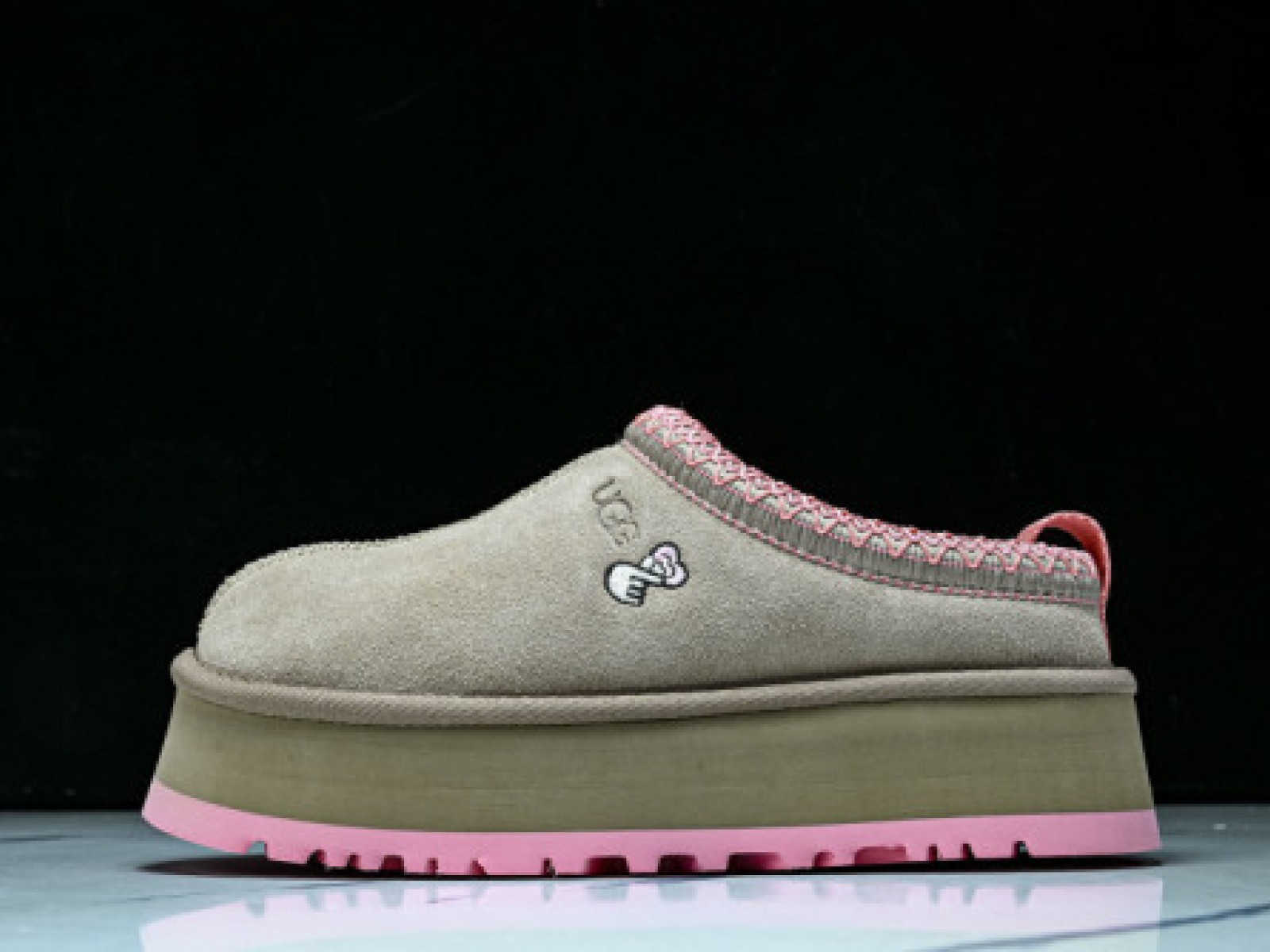 UGG Tazz Love Slippers - Brown/Pink