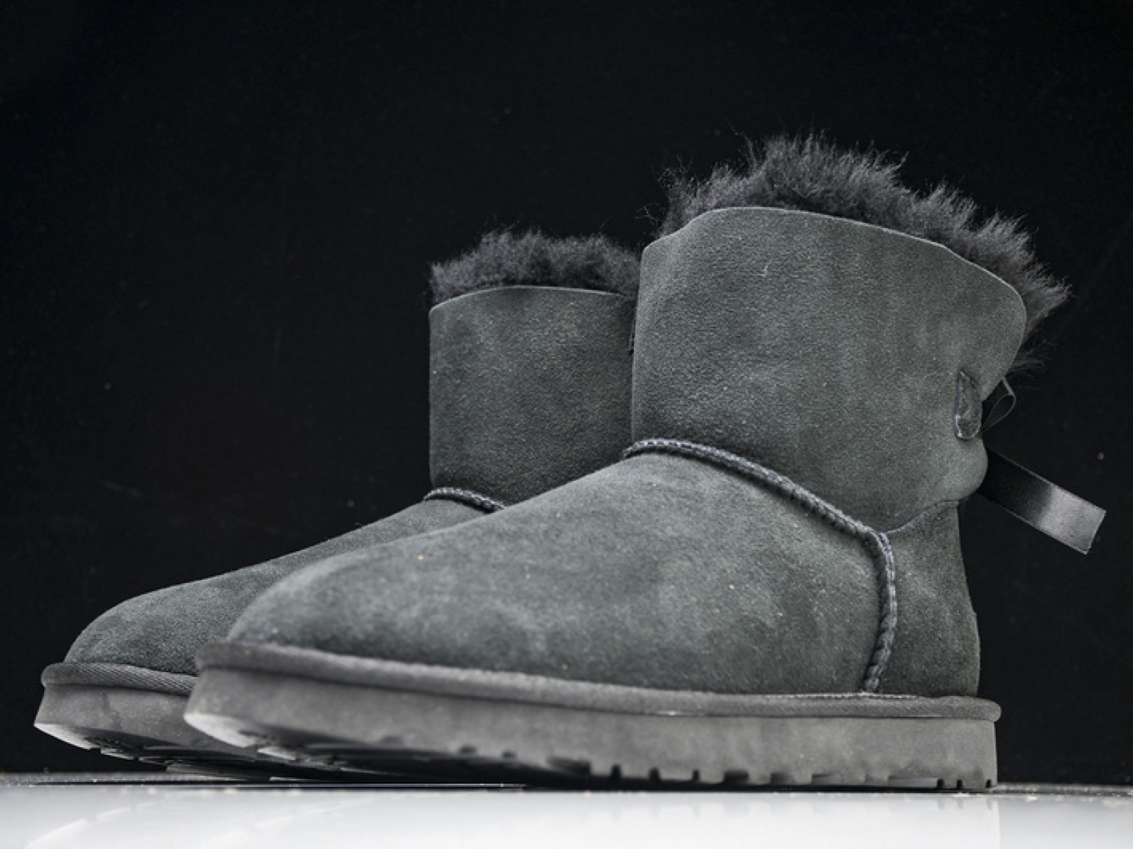 UGG Mini Bailey Bow II Boots - Black