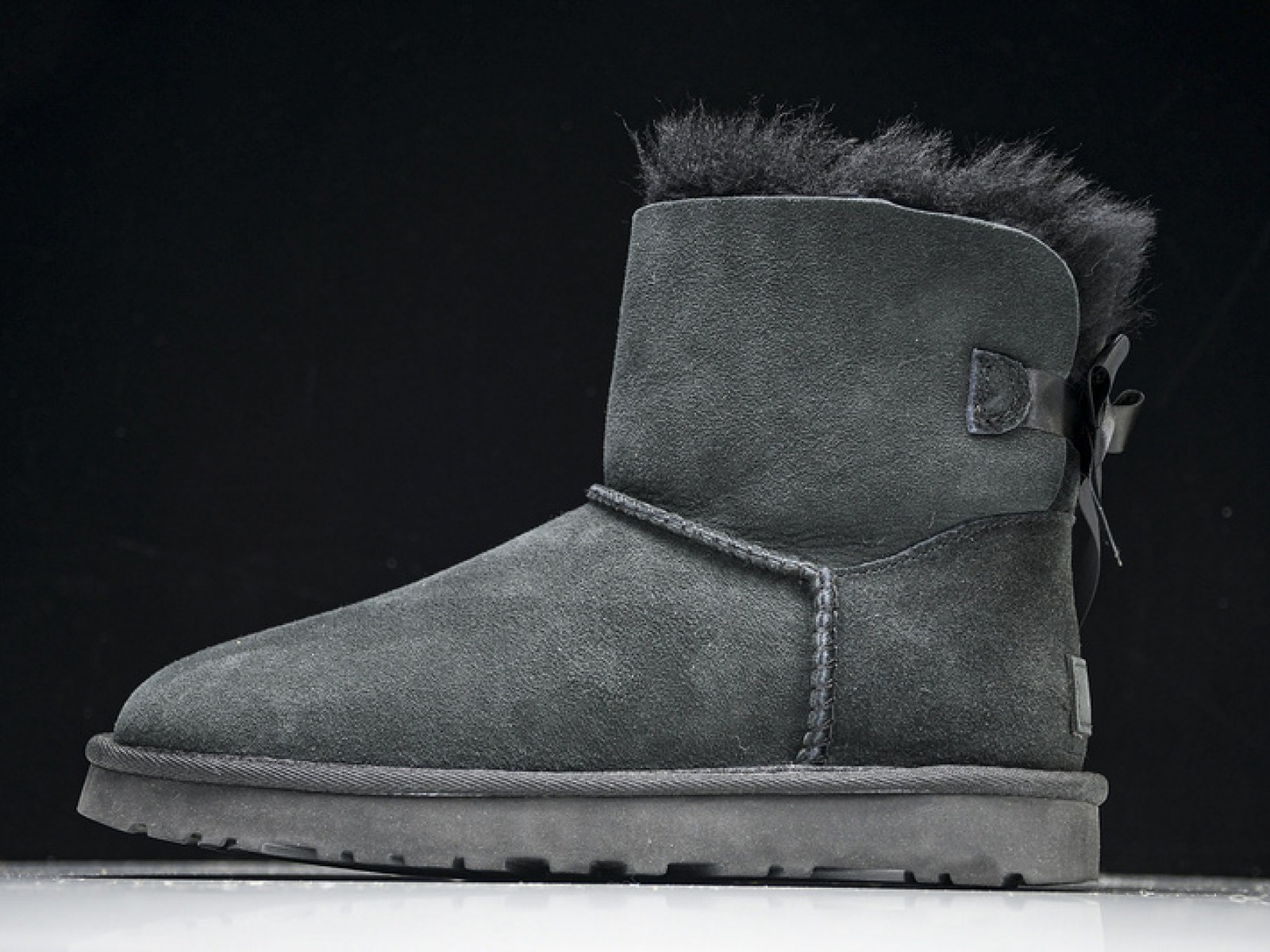 UGG Mini Bailey Bow II Boots - Black