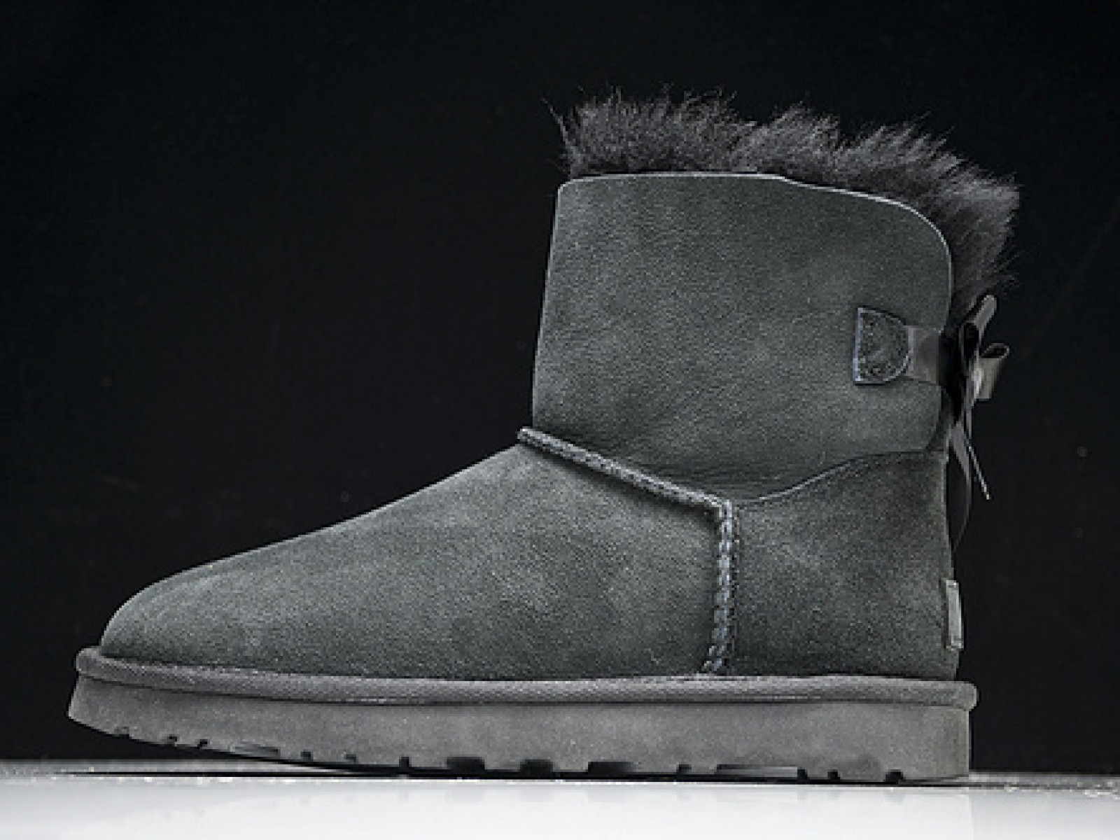 UGG Mini Bailey Bow II Boots - Black