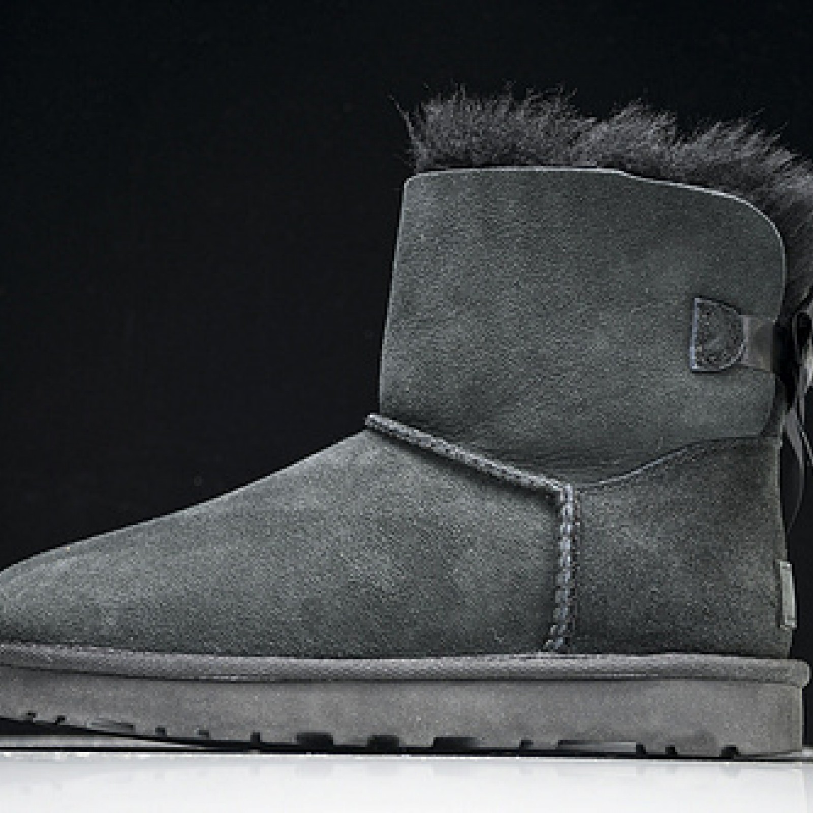 UGG Mini Bailey Bow II Boots - Black