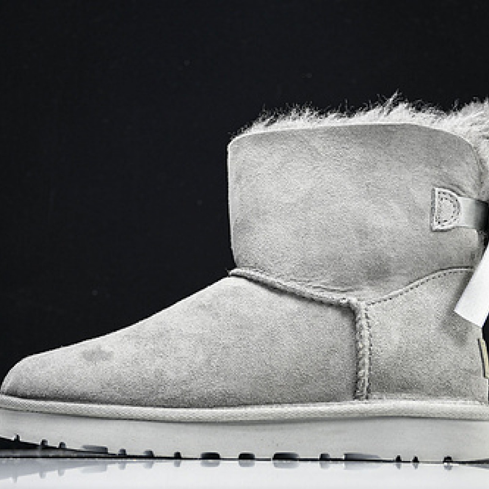 UGG Mini Bailey Bow II Boots - Grey