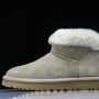 Womens Low-Top Casual Snow Boots - Beige