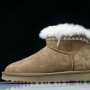 Womens Low-Top Casual Snow Boots - Brown