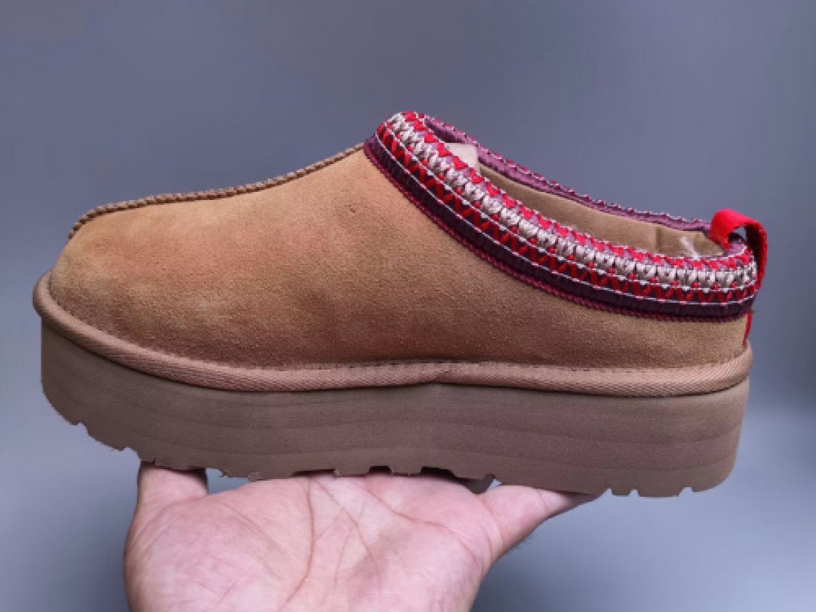 UGG Tazz 5CM Slippers - Maroon/Red