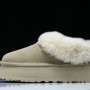 Womens Autumn Thick Sole Comfort Loafers - Light Wheat/White