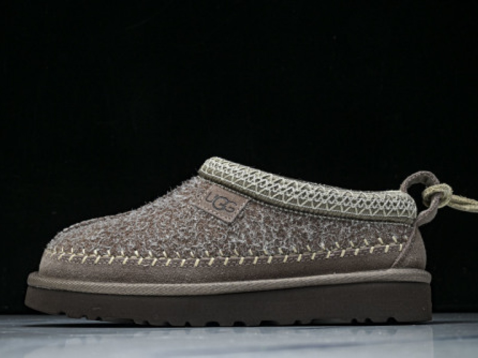 2025 Autumn Winter Flat Wheat Ear Snow Boots for Women - Coffee/Grey