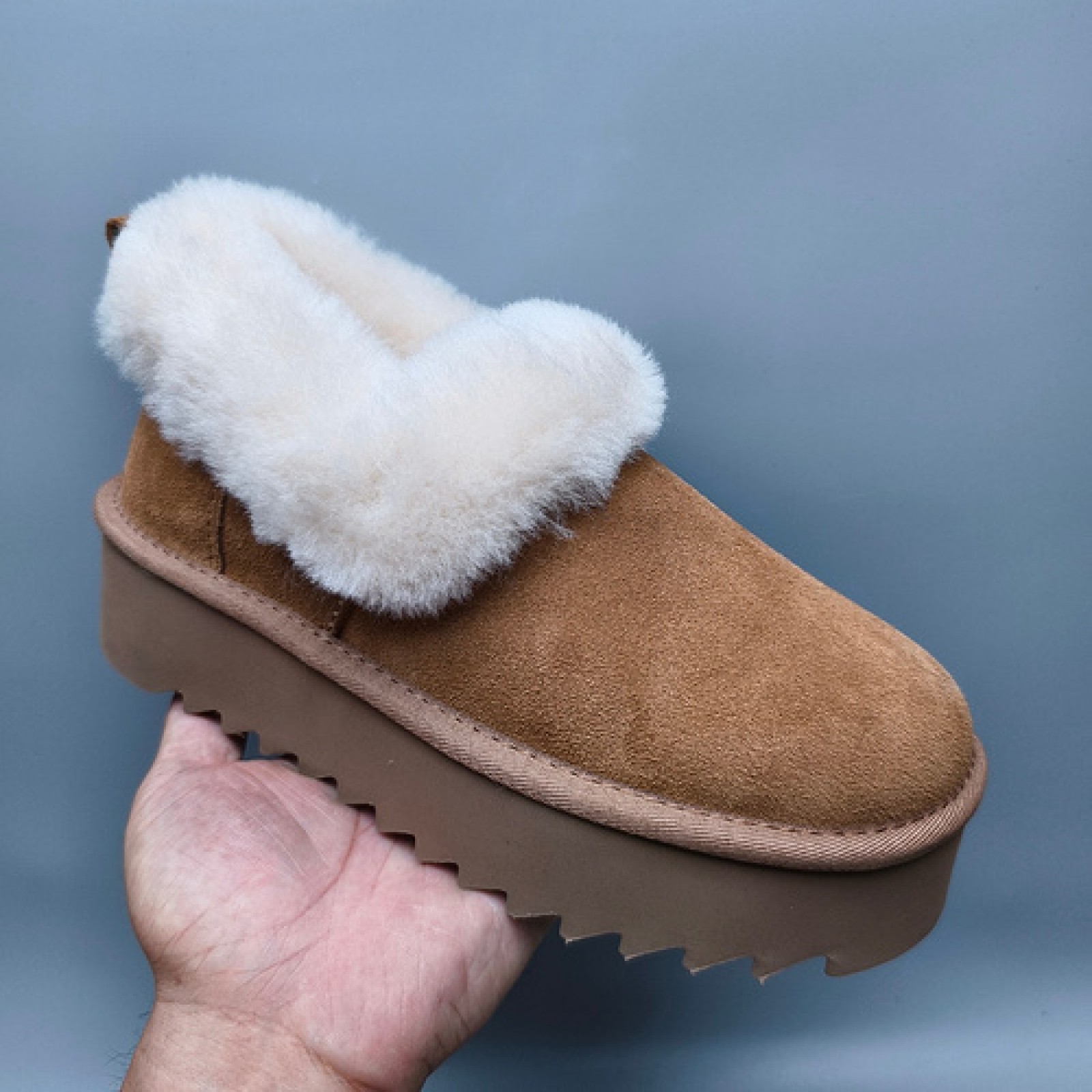 UGG Platform Slip-On Shoes - Maroon