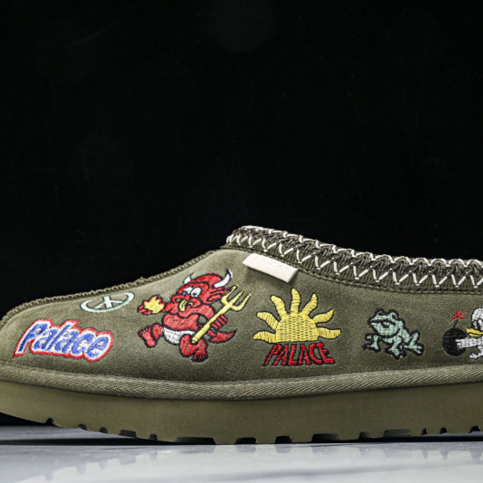 UGG Tazz Slippers - Green/White