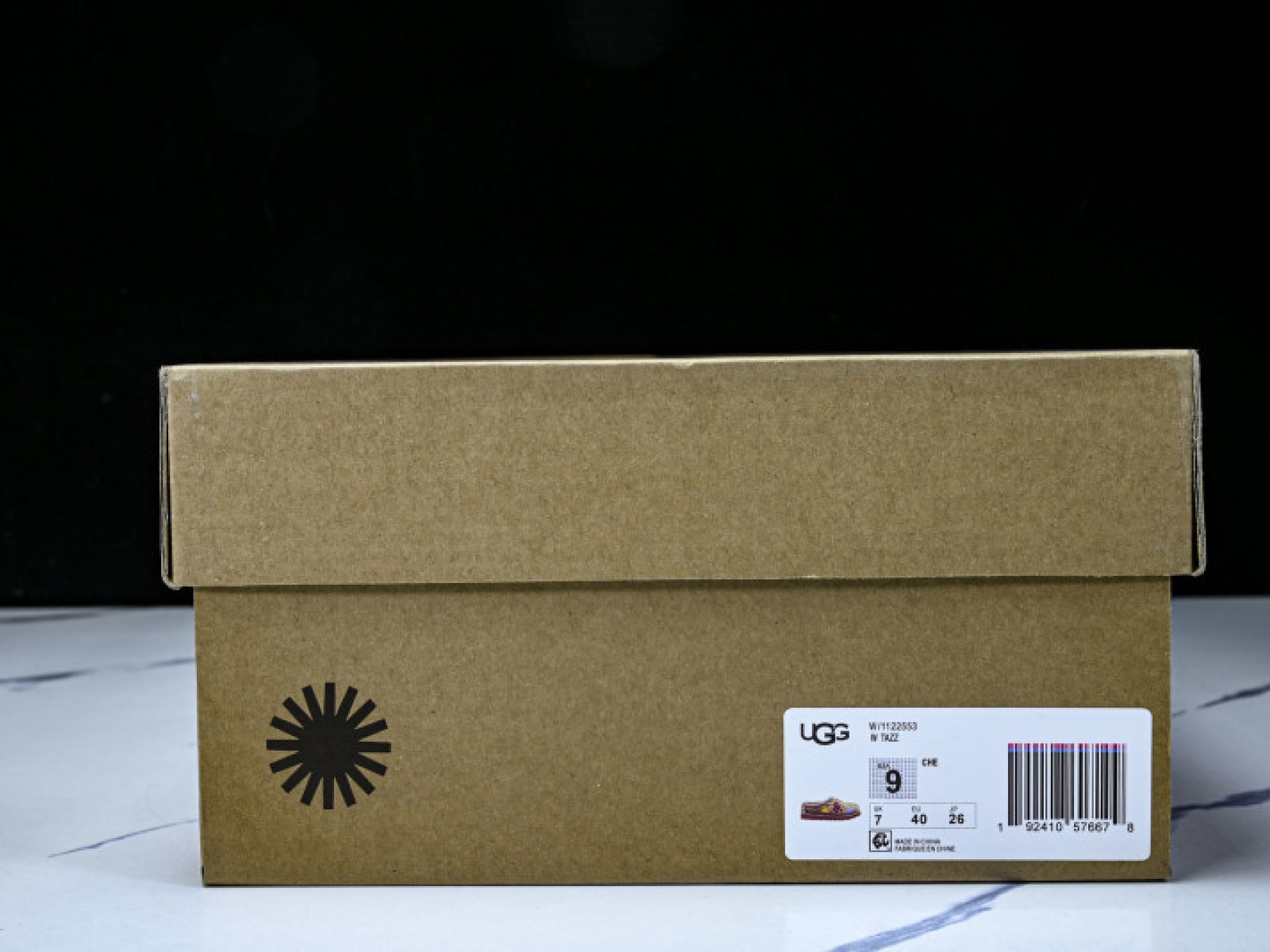 UGG Tazz Slippers - Brown/White