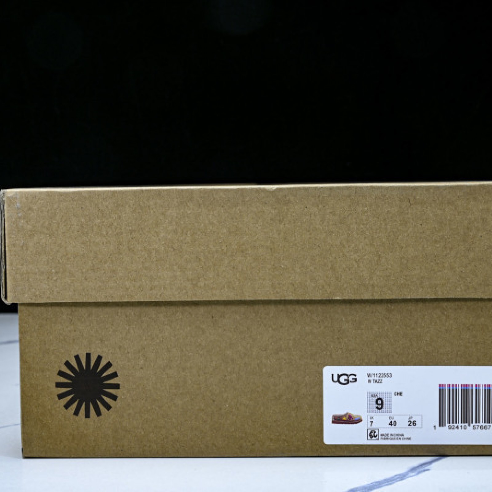 UGG Tazz Slippers - Brown/White