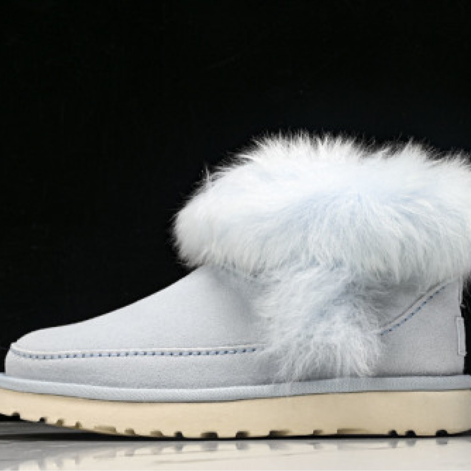 Casual Short Snow Boots - Grey