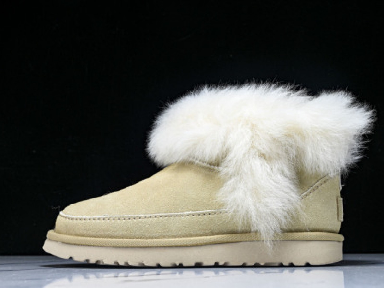 Casual Short Snow Boots - Yellow