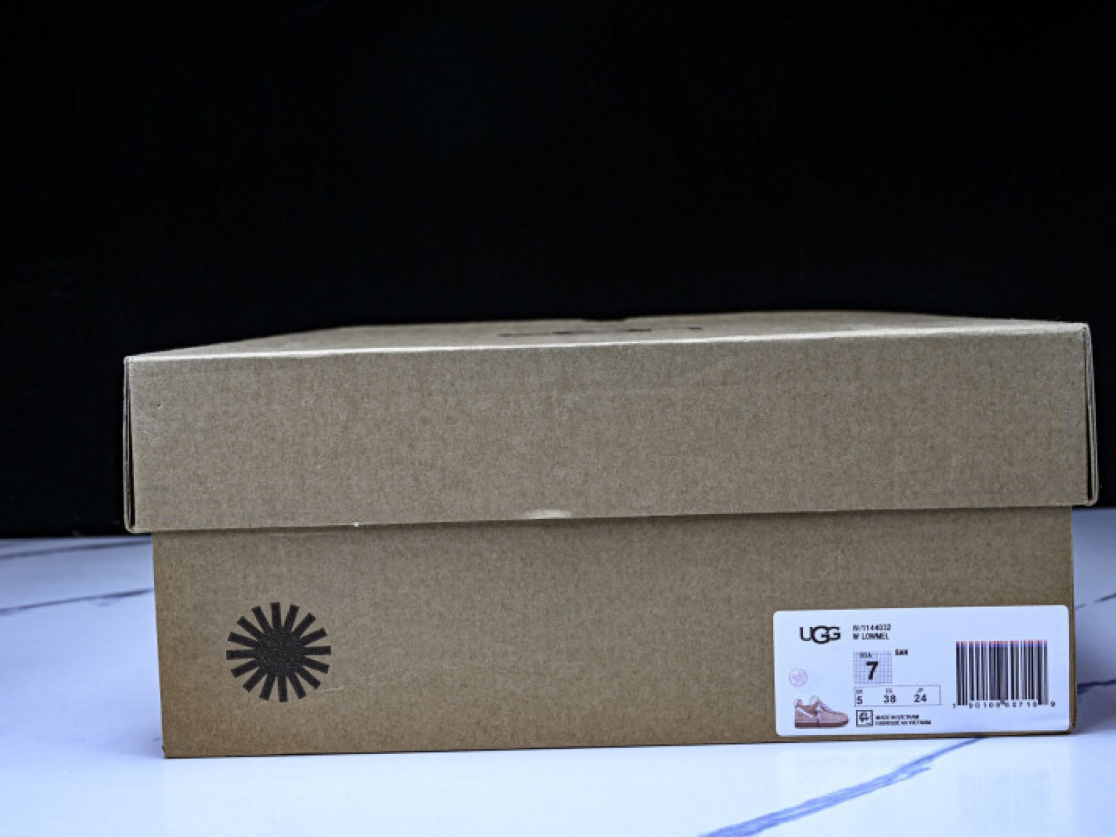 UGG Classic Ultra Mini Low-Top Casual Shoes - Brown/White