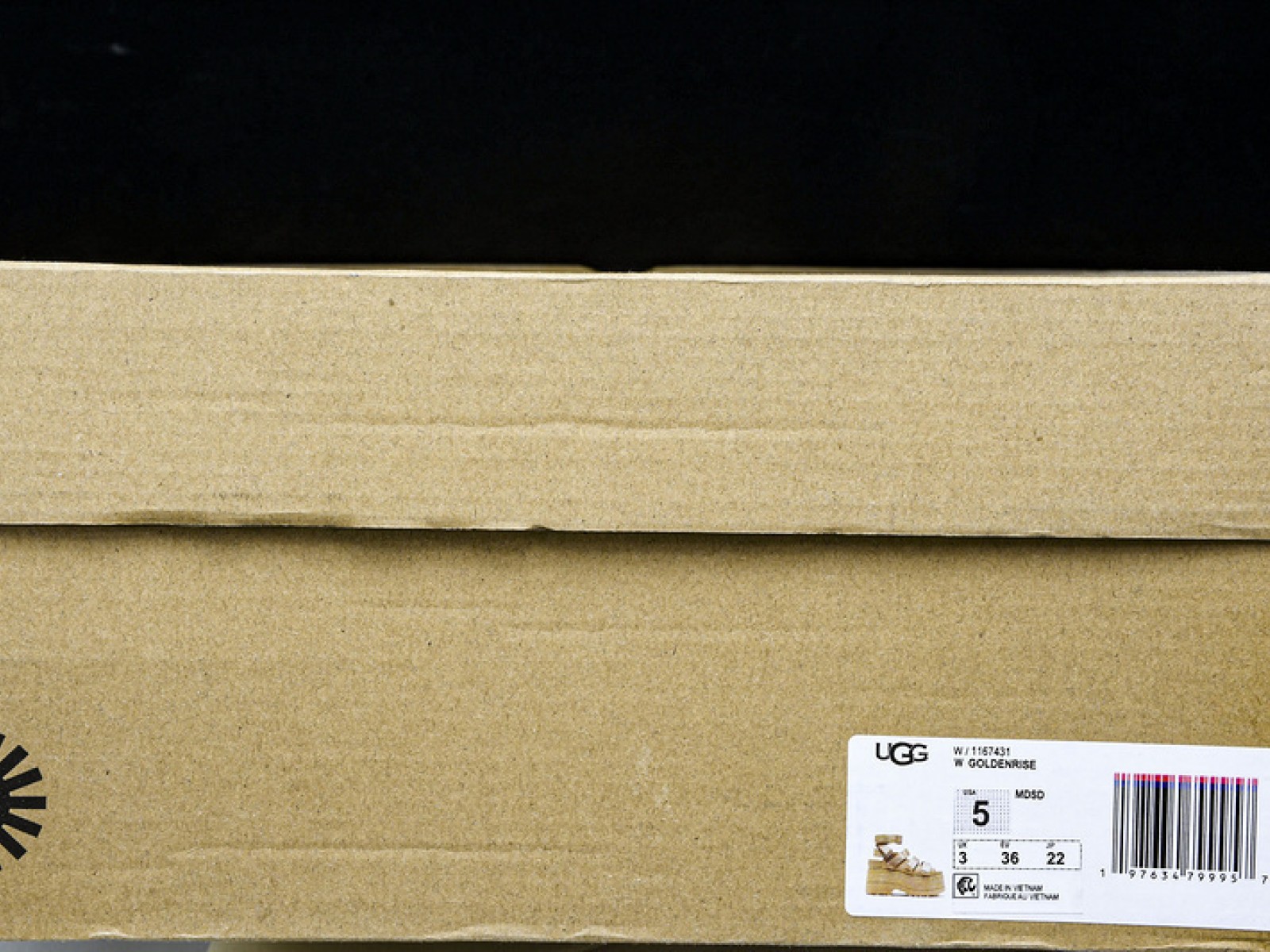 Golden Glow Platform Sandal Slippers - Light Gray/Dark Dune