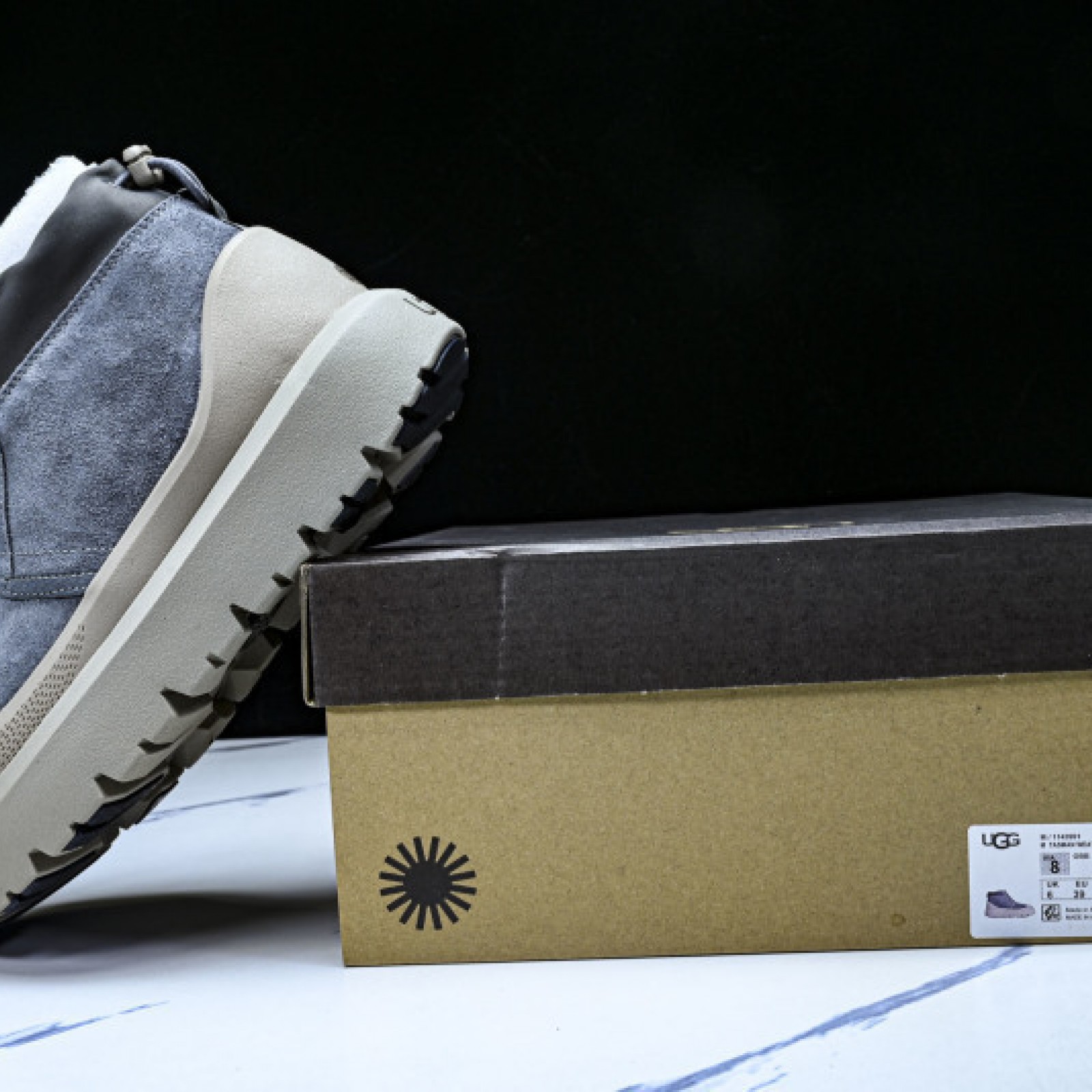 UGG Ultra Mini Weather Hybrid Mens Snow Boots - Dark Gray/Brown