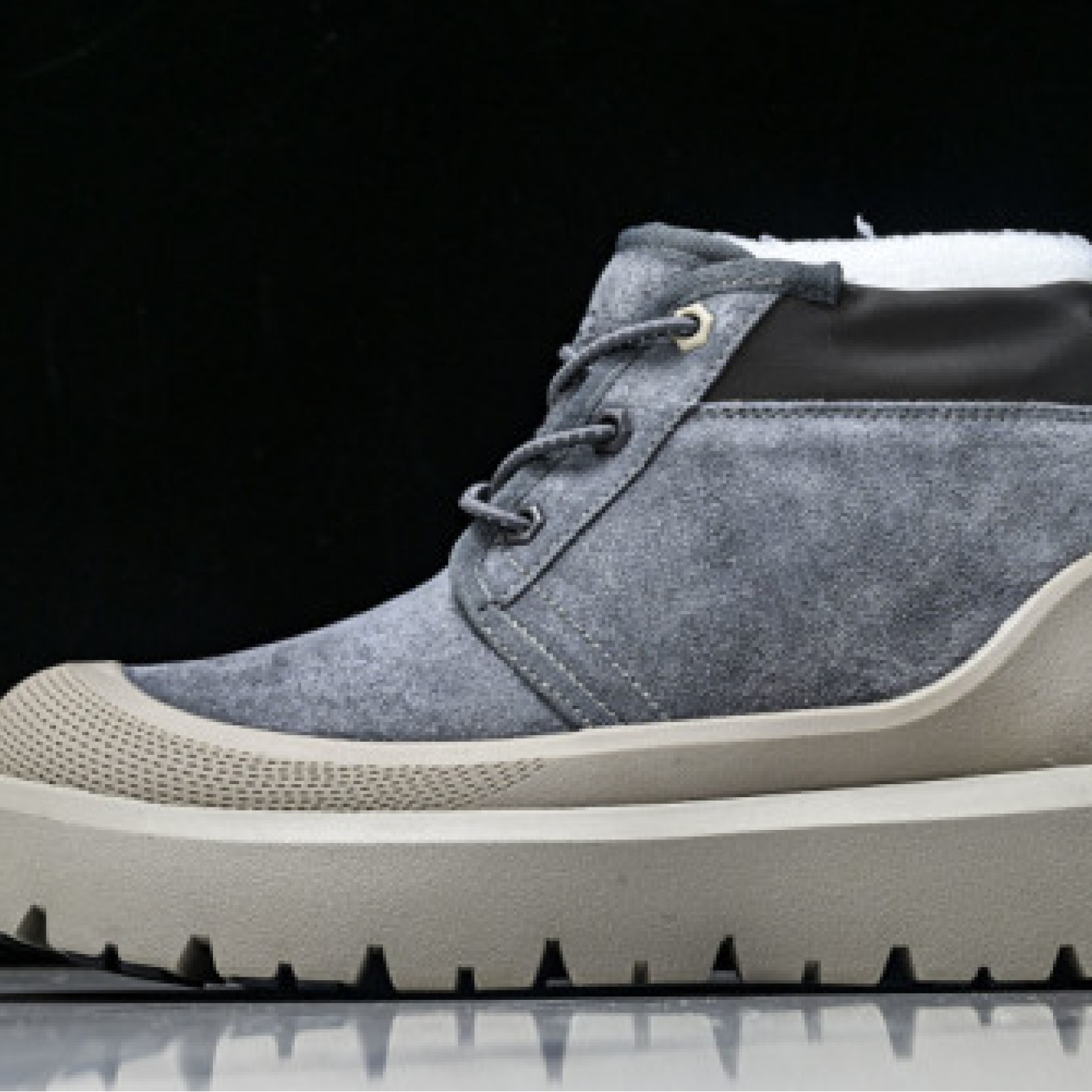 UGG Ultra Mini Weather Hybrid Mens Snow Boots - Dark Gray/Brown