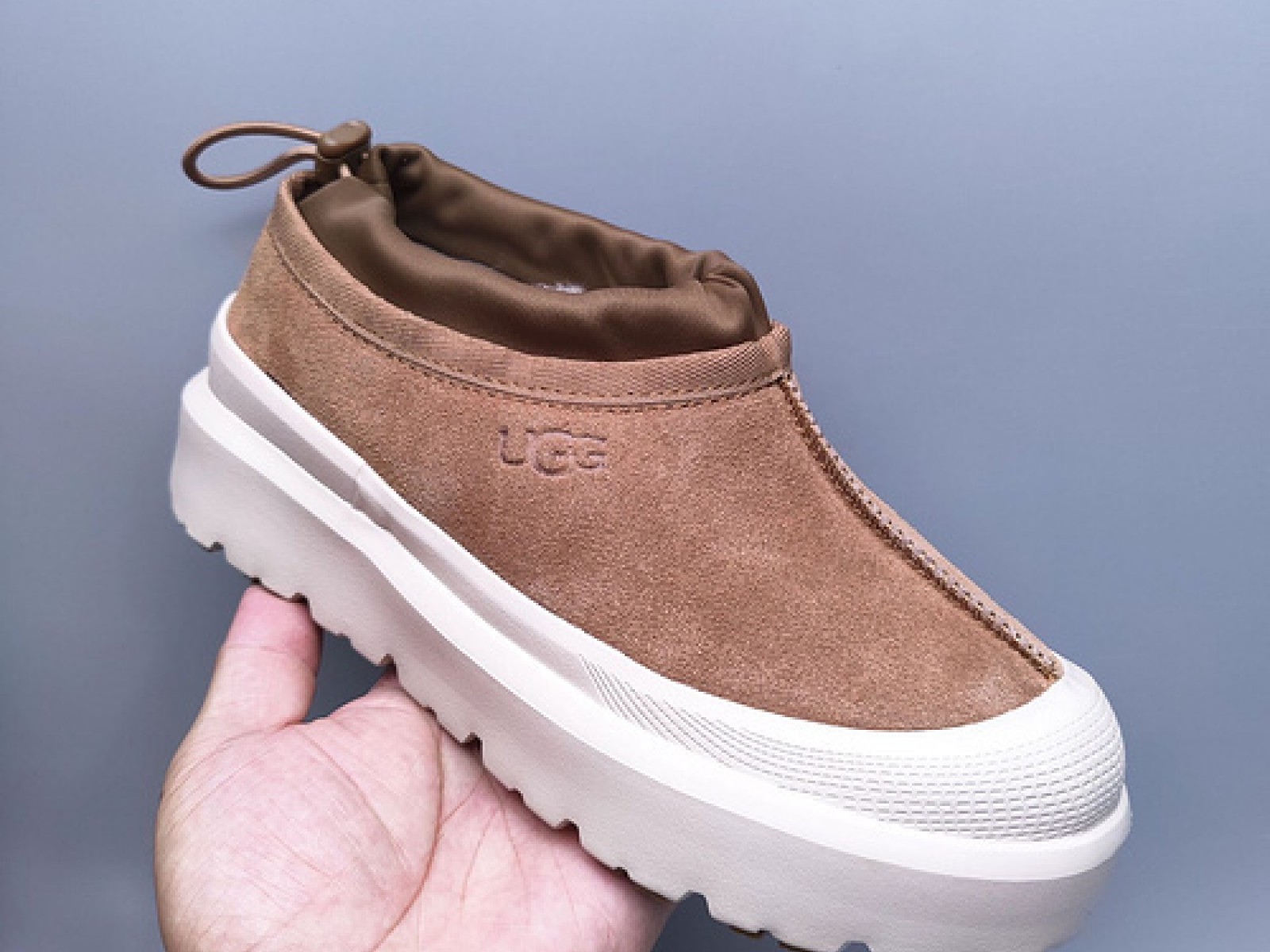 UGG Slip-On Casual Fashion Shoes - Brown/White