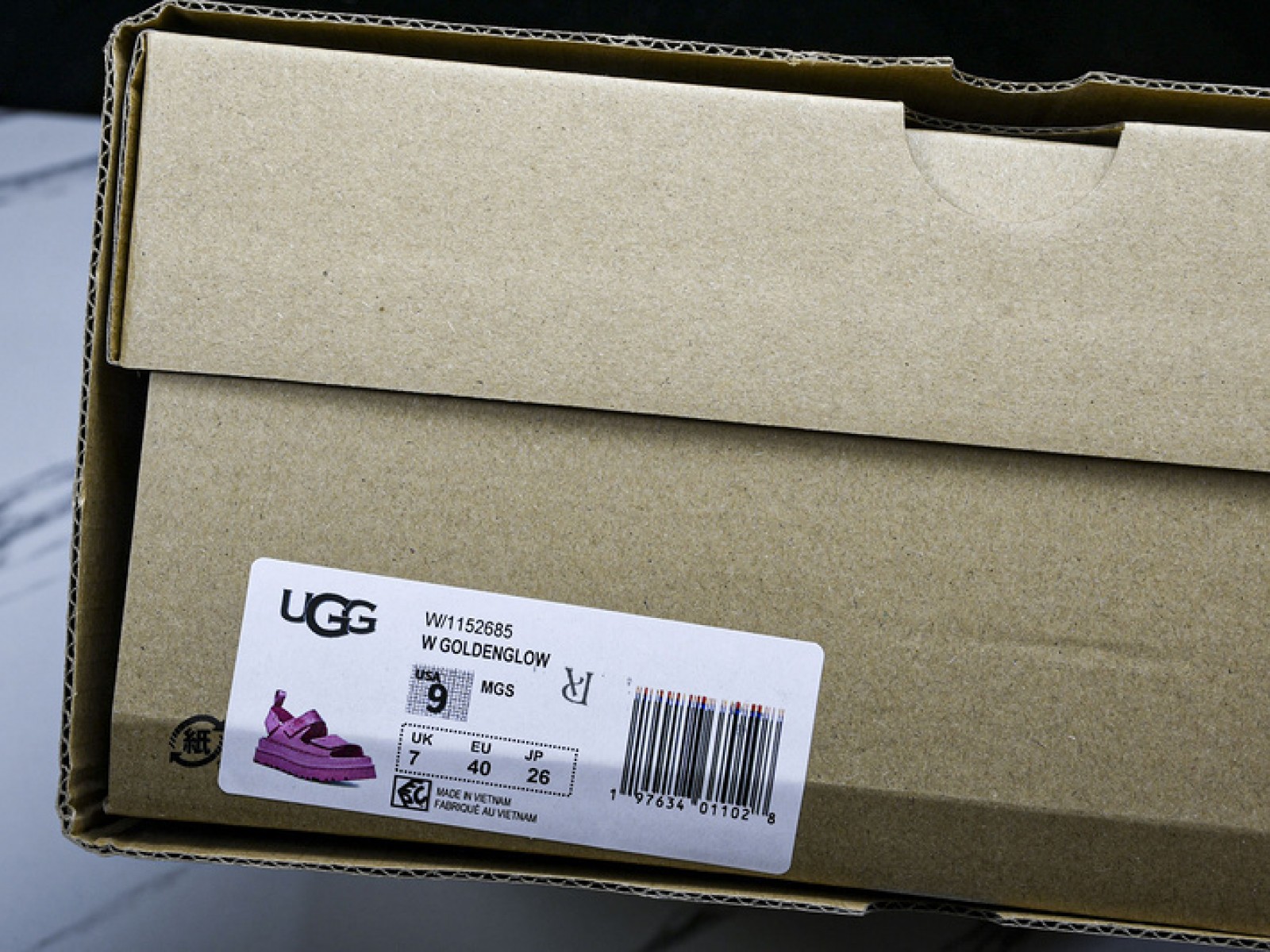 UGG Buckle Fashion Sandals - Purple (Womens)