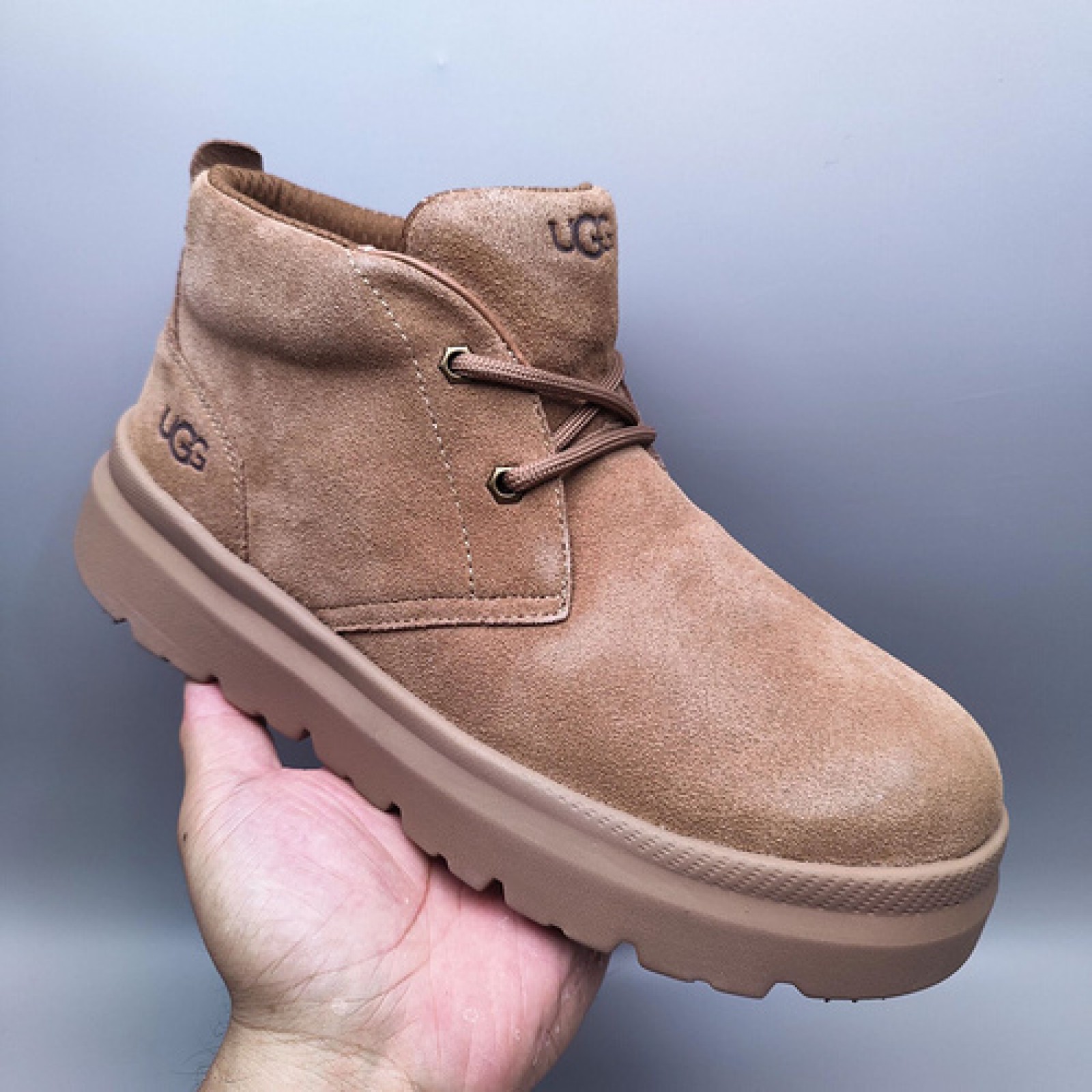 UGG Lace-Up Low-Leg Casual Boots - Maroon