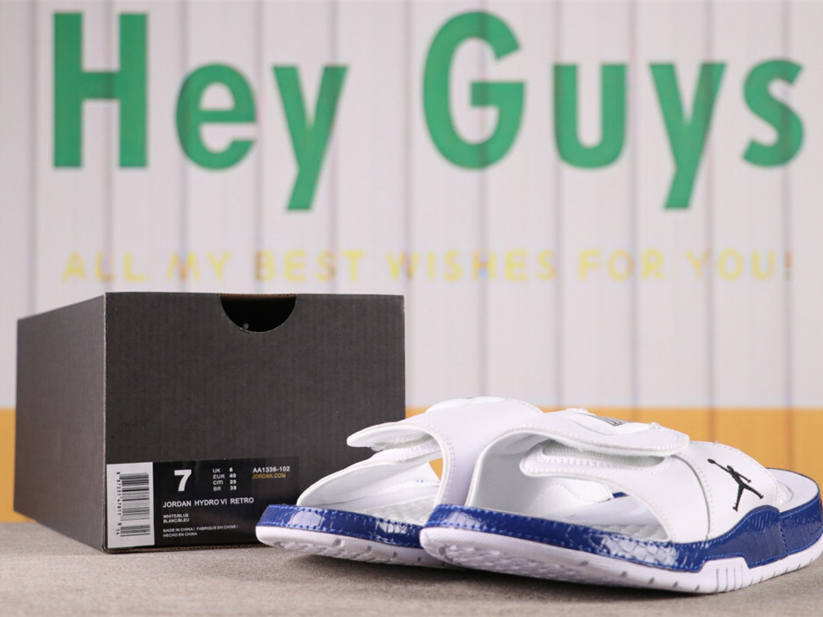 US$18 AIR JORDAN HYDRO XI AJ11 Sku AA1336-102 Size 36-47.5