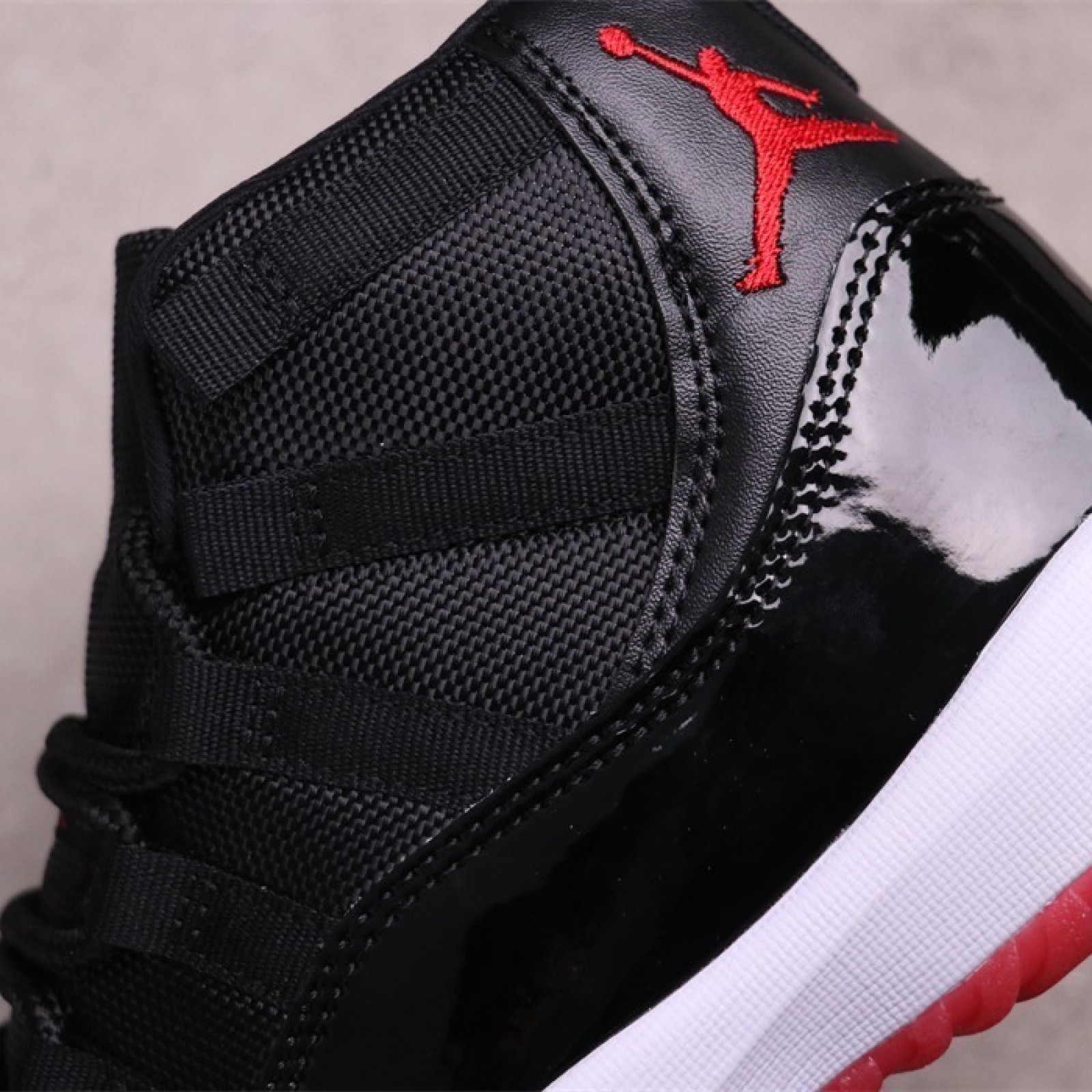 33USD Air Jordan 11 Bred 378037-061 SIZE 36-47
