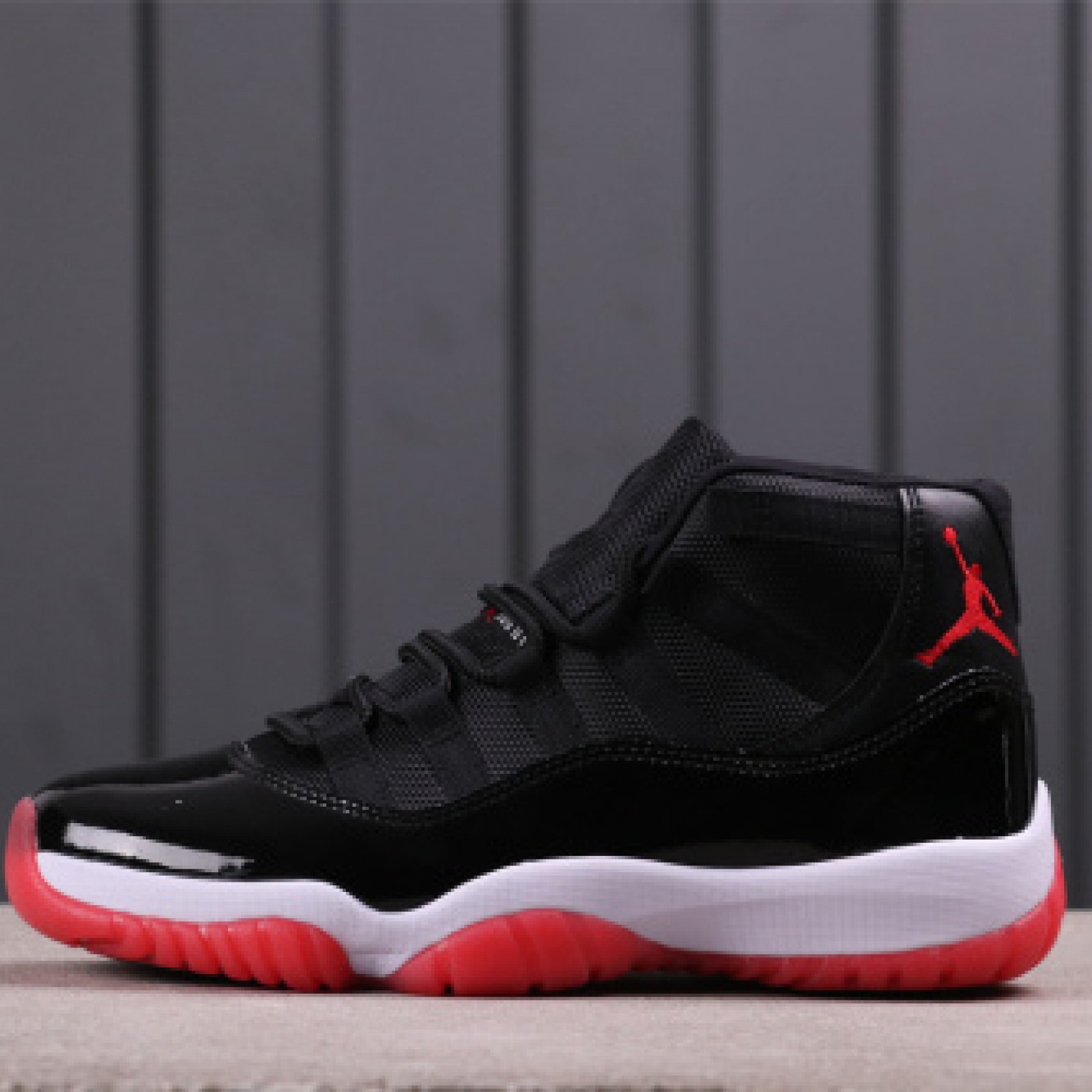 33USD Air Jordan 11 Bred 378037-061 SIZE 36-47