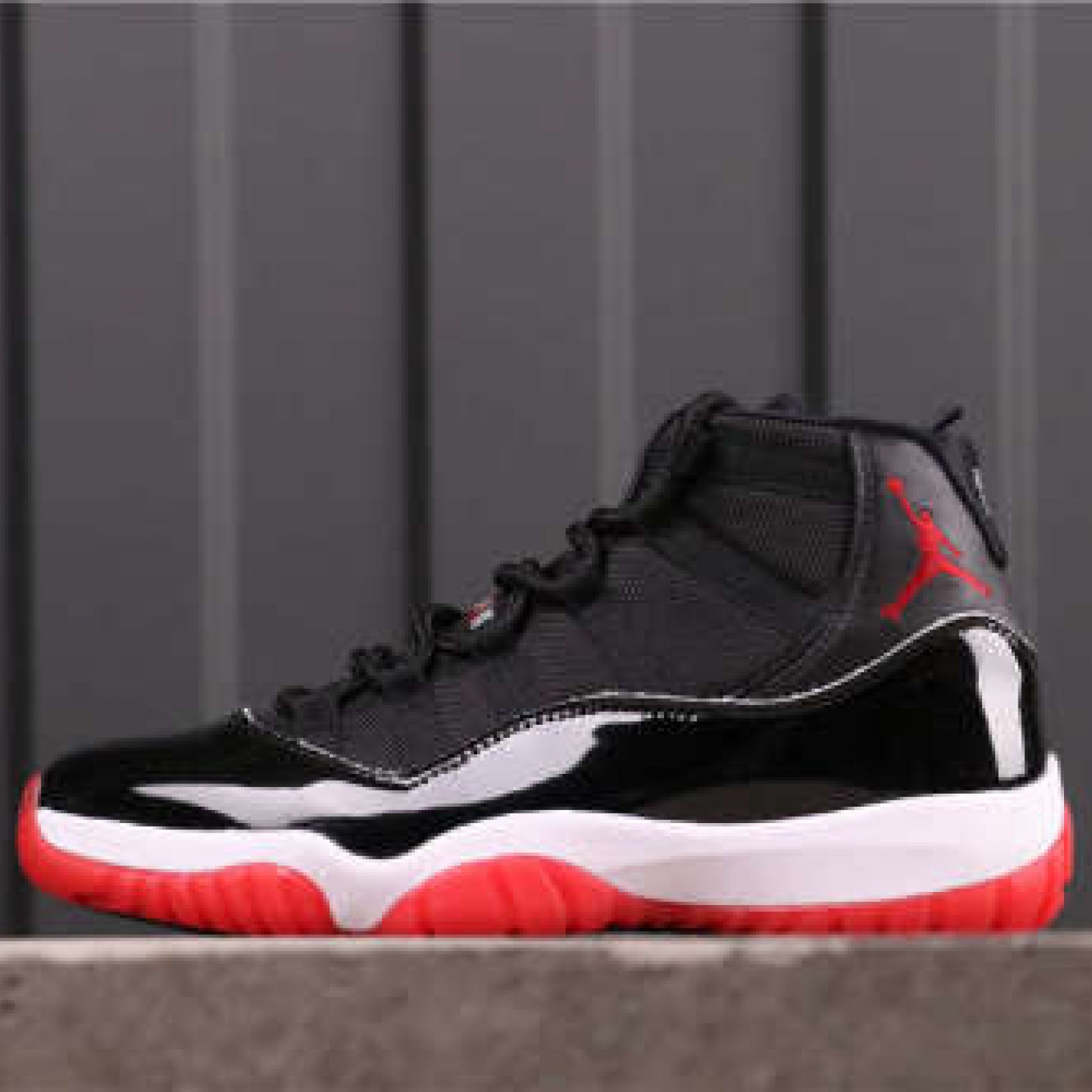 44USD Air Jordan 11 Bred 378037-061 36-39