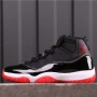 44USD Air Jordan 11 Bred 378037-061 36-39