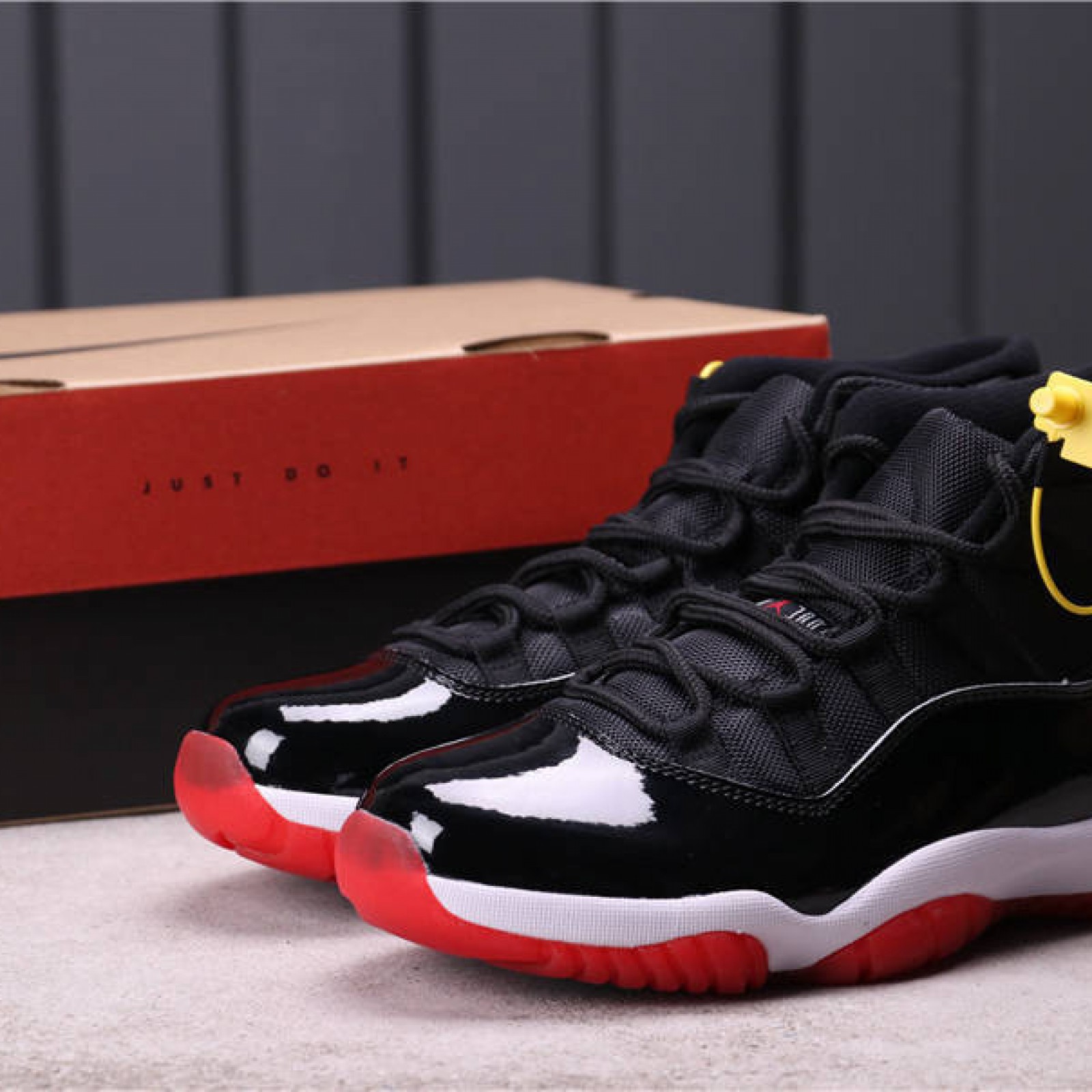 53USD Air Jordan 11 Bred 378037-061 36-46