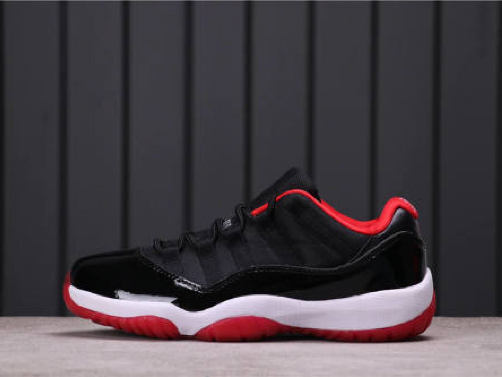 53USD Air Jordan 11 Low Bred 528895-012 40-46