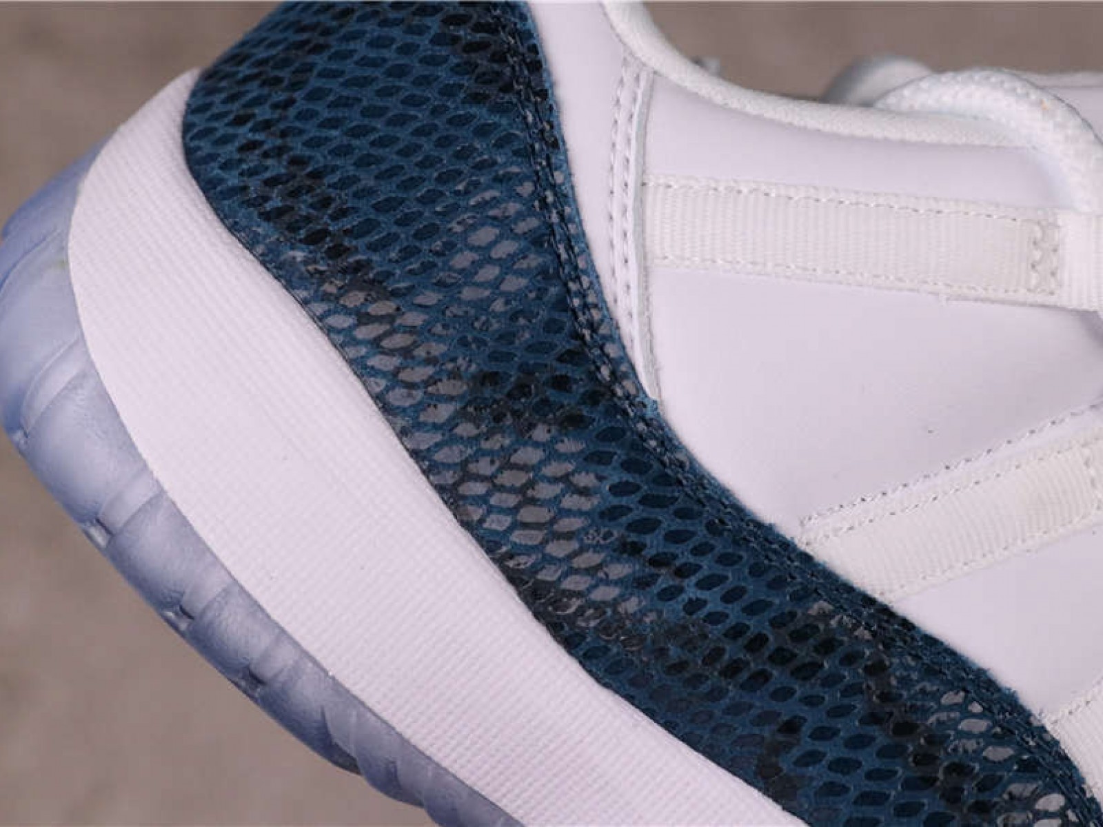 53USD Air Jordan 11 Navy Blue Snakeskin CD6846-102 40-47