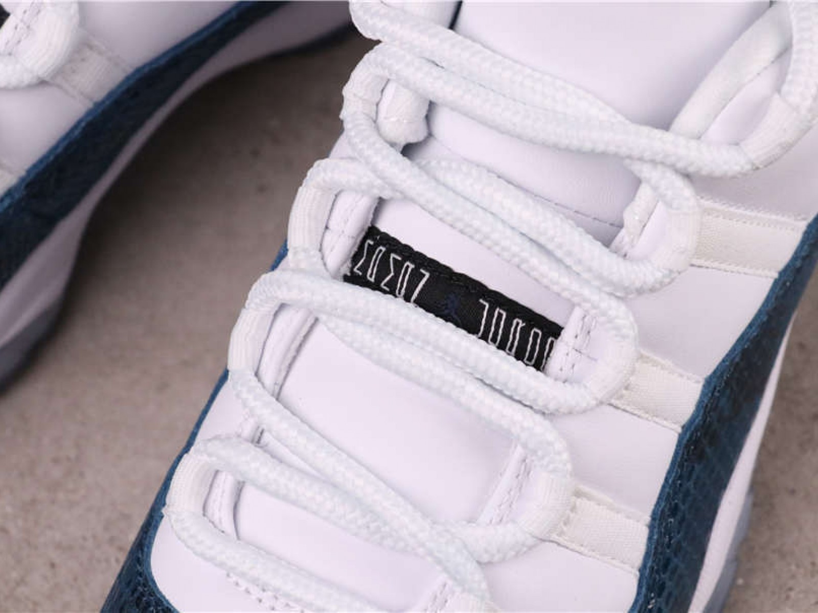 53USD Air Jordan 11 Navy Blue Snakeskin CD6846-102 40-47