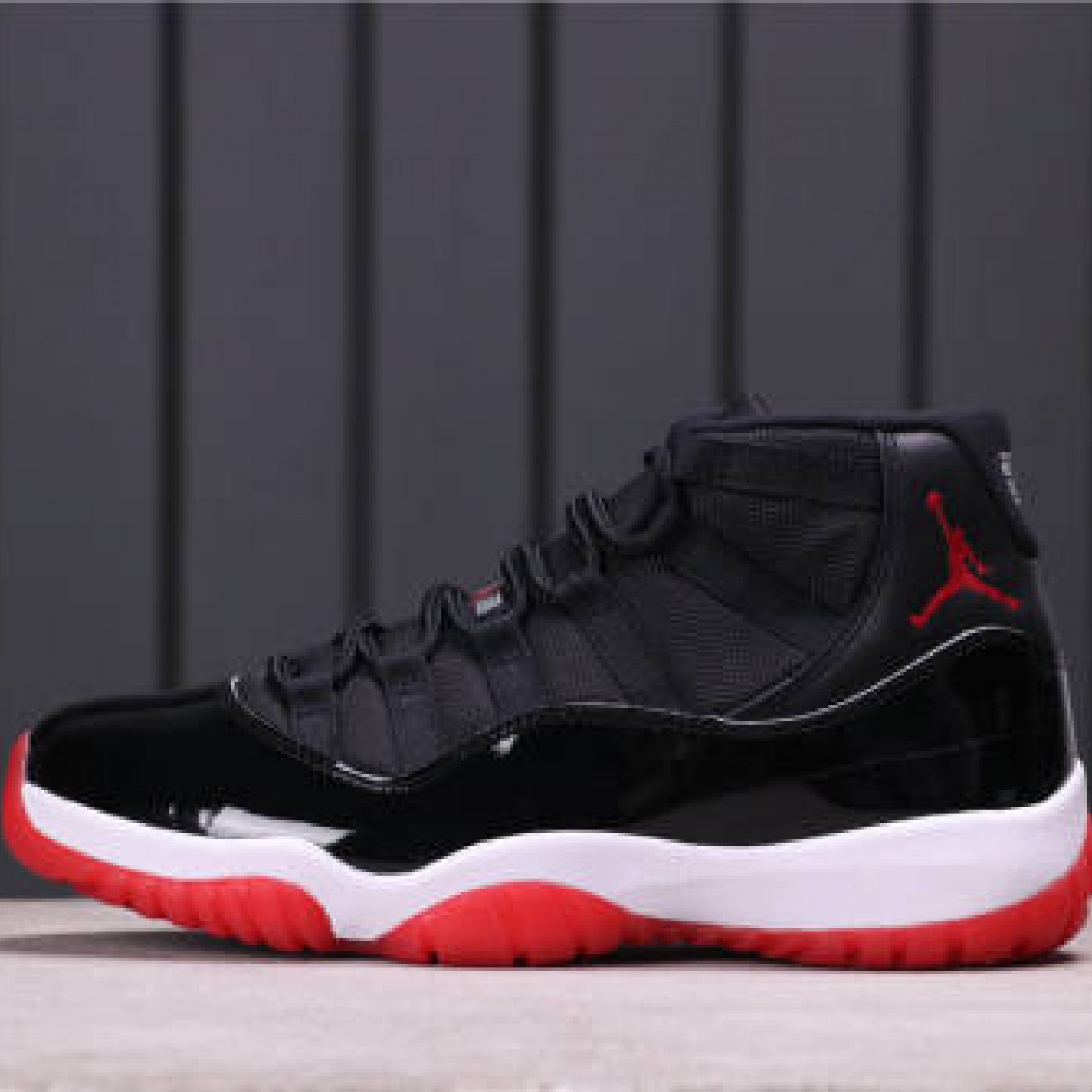 62USD Air Jordan 11 Bred 378037-061 40.5-47.5