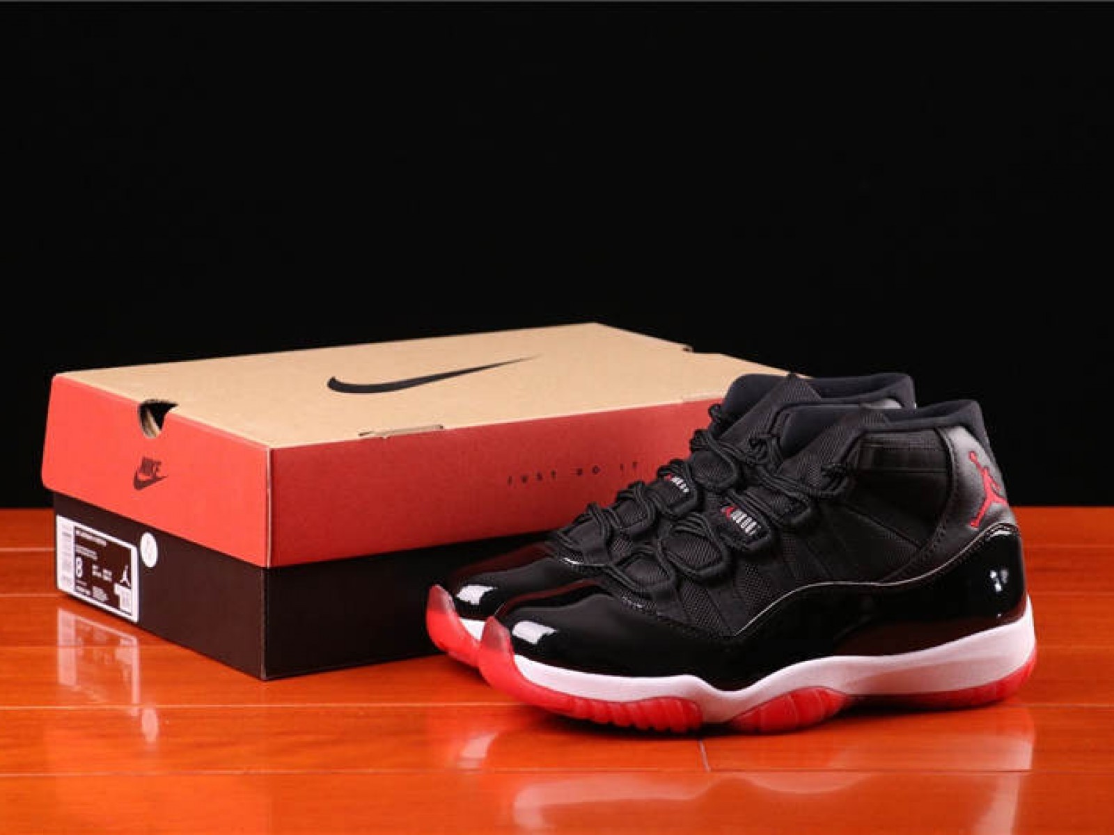 67USD Air Jordan 11 Bred 378037-061 36-46