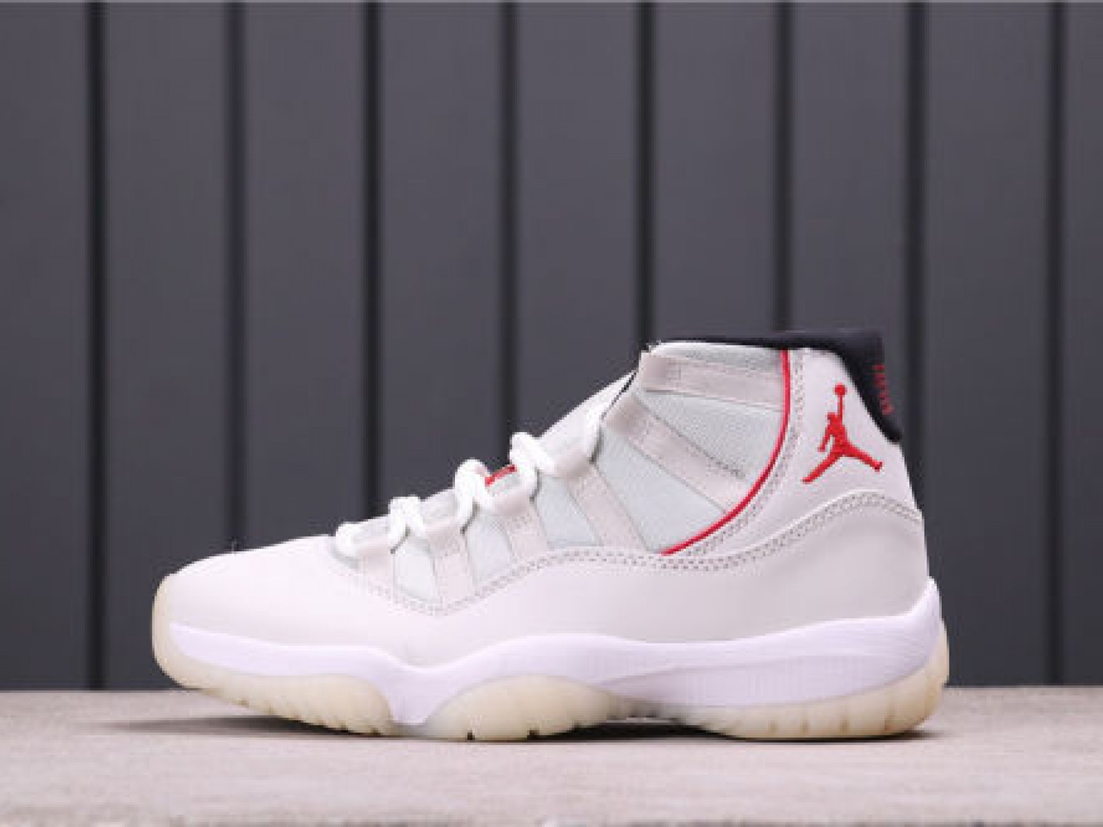 84USD Air Jordan 11 Platinum Tint 378037-016SIZE 40-47.5