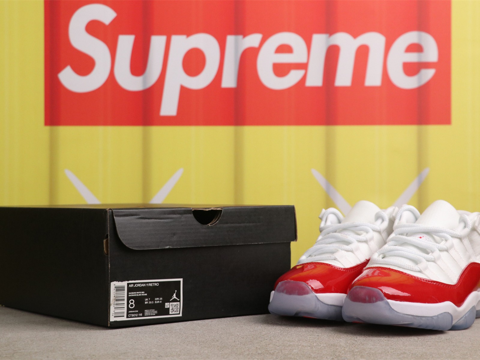 US$31 Air Jordan 11 Cherry CT8012-116 1 樱桃红 Size 36-47.5