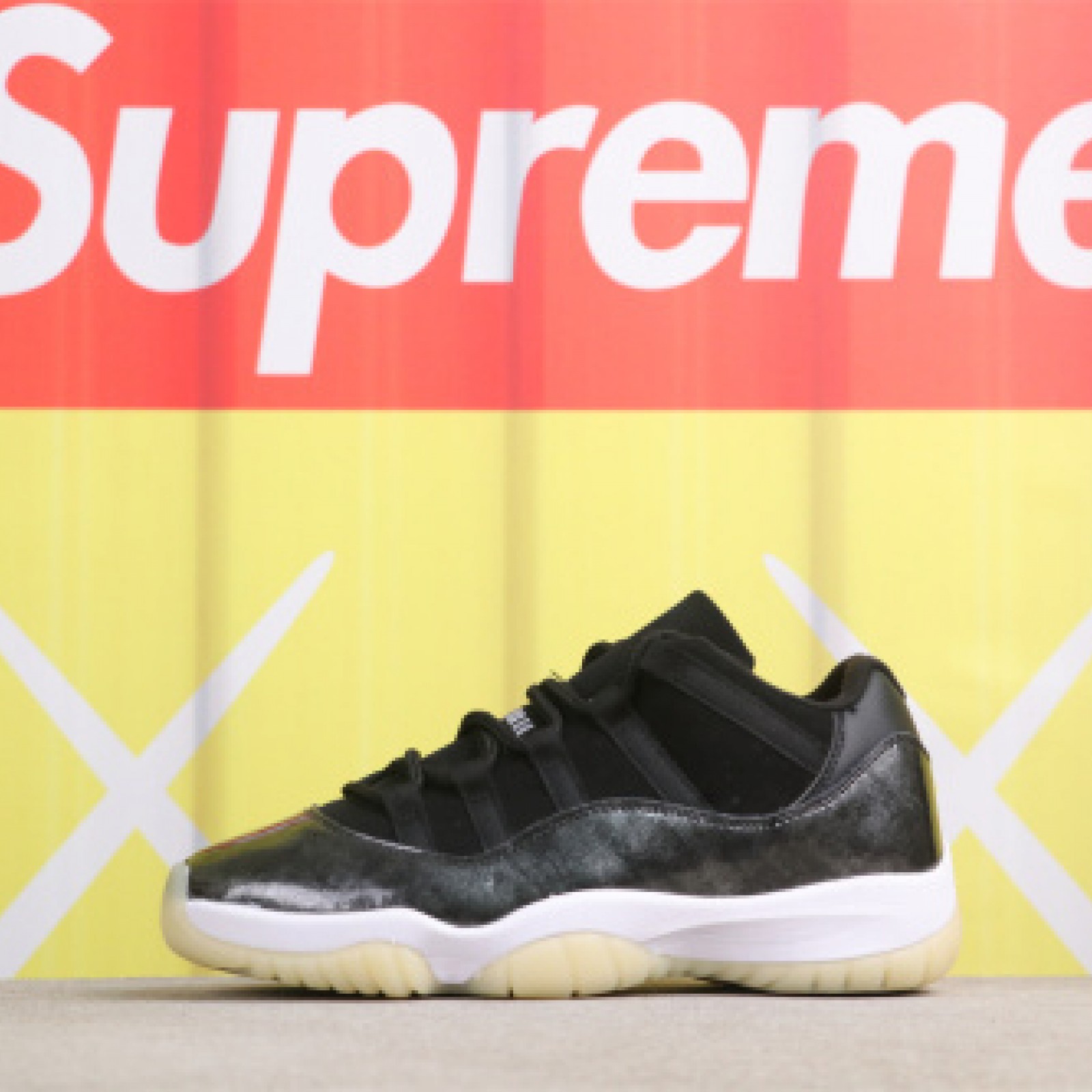 US Air Jordan 11 Low Barons 货号 528895-010 1 伯爵 Size 40-47.5