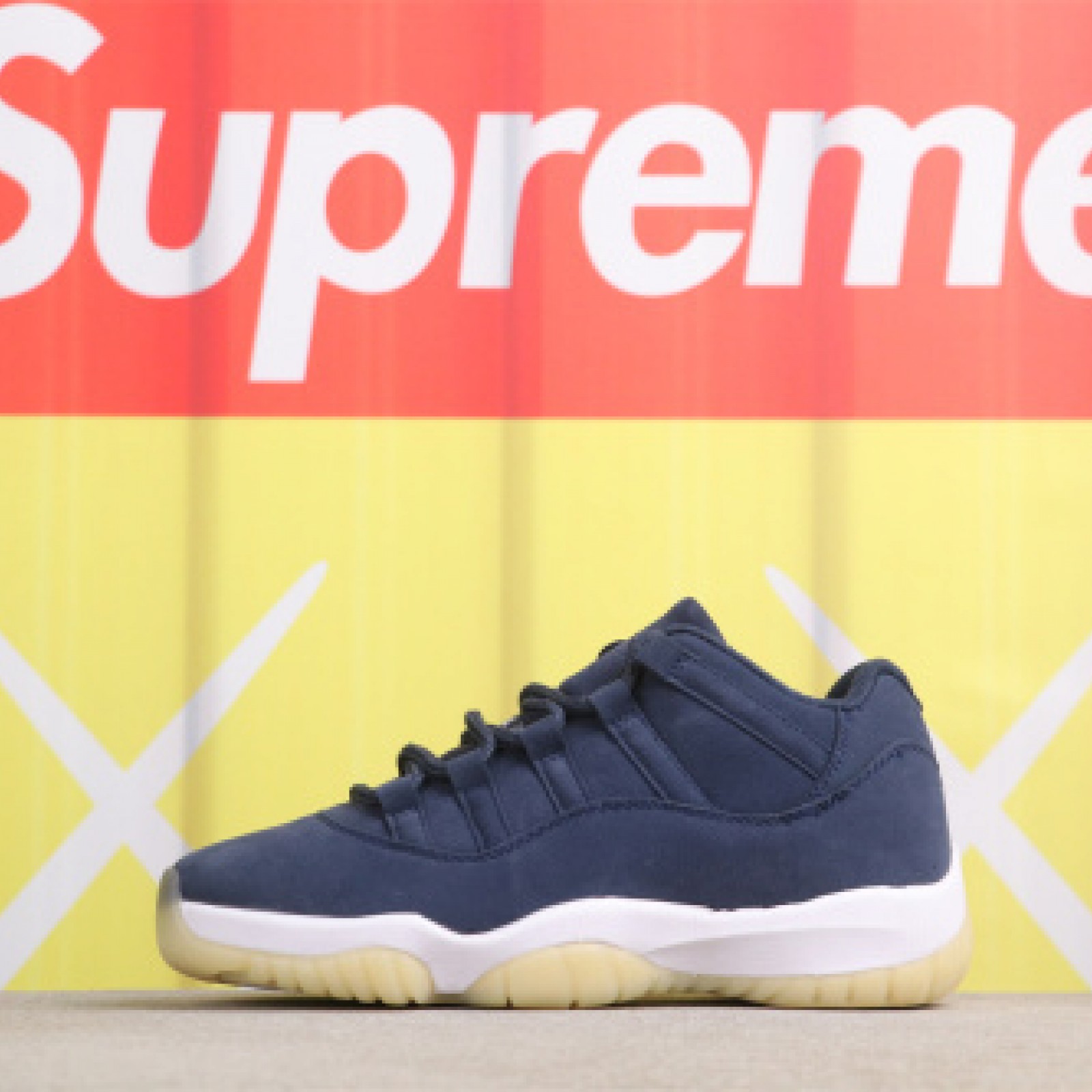 US Air Jordan 11 Low RE2PECT AV2187-441 1 蓝麂皮 Size 40-46