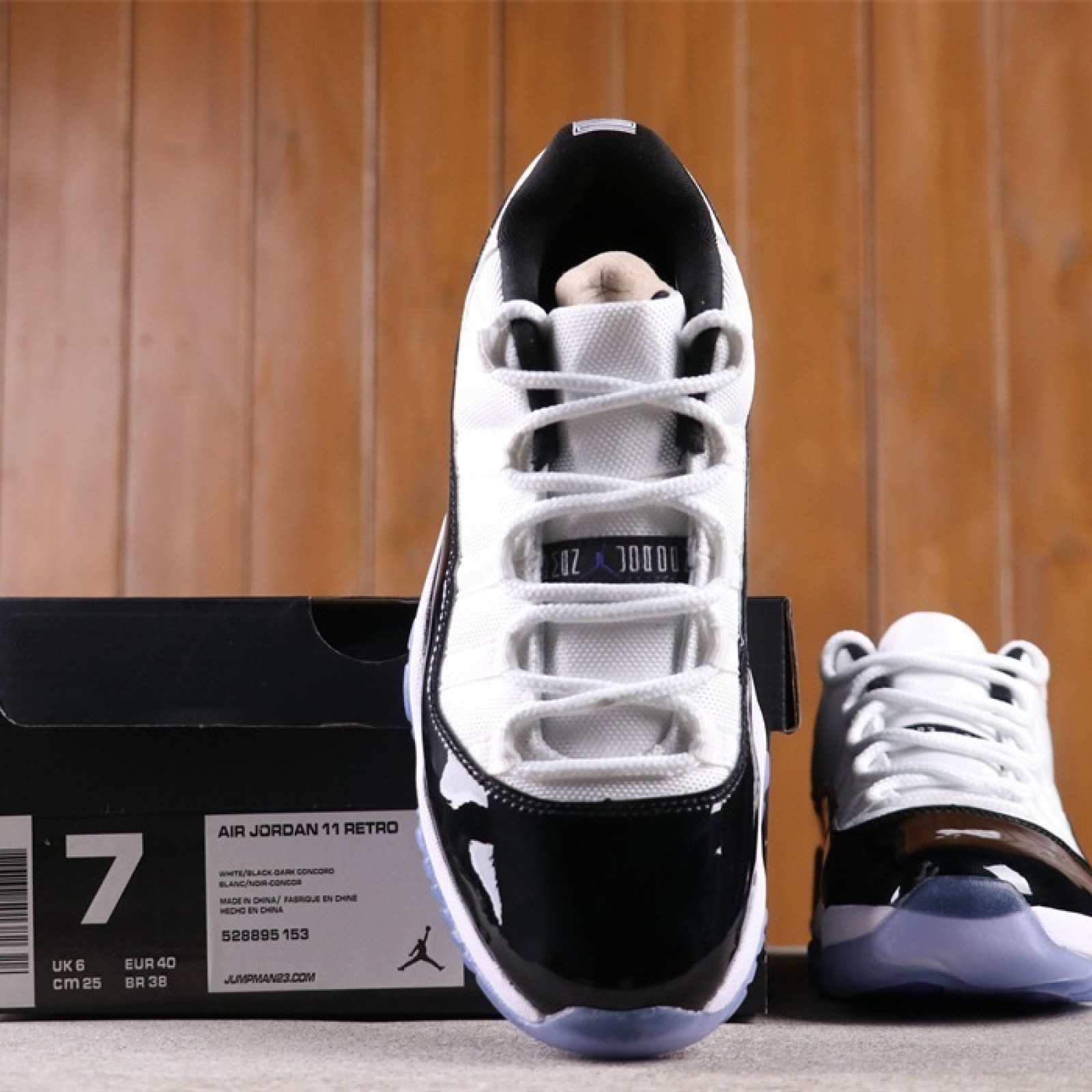 US Air Jordan 11 Low Concord 528895-153 Size 40-46