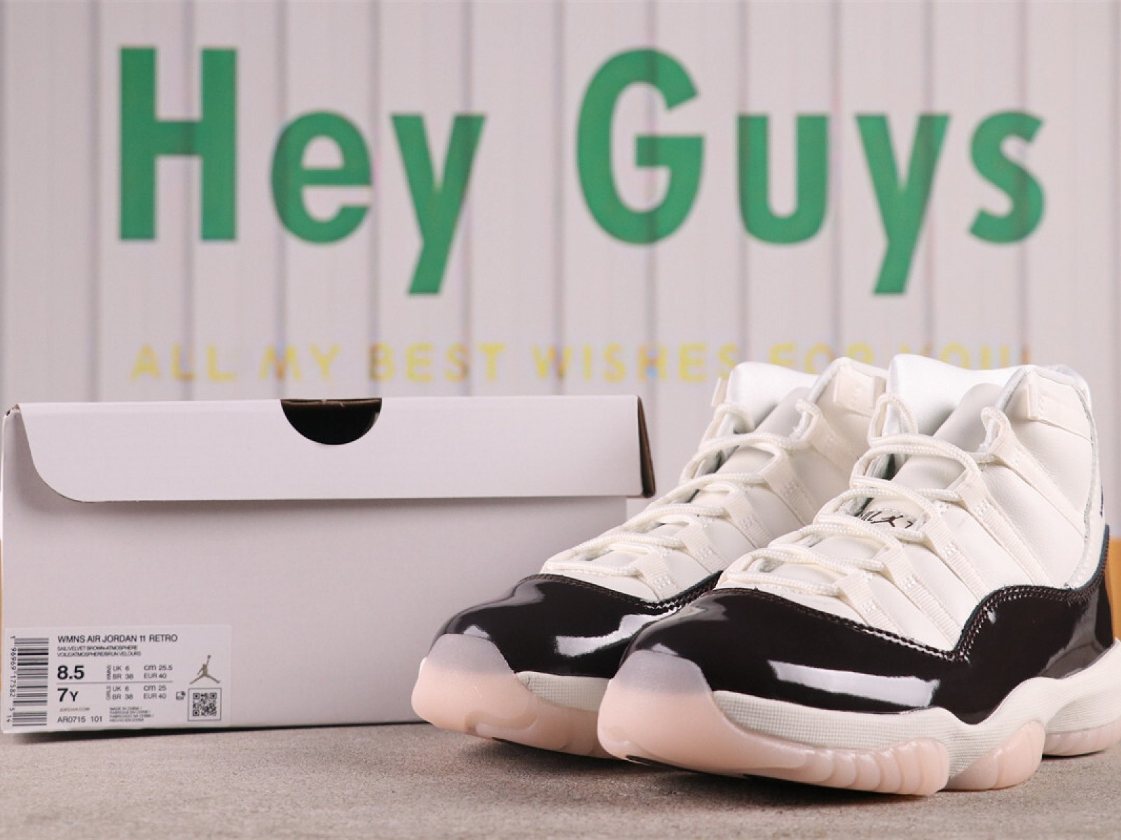 US$48 Air Jordan 11 Neapolitan AR0715-101 Size 36-45