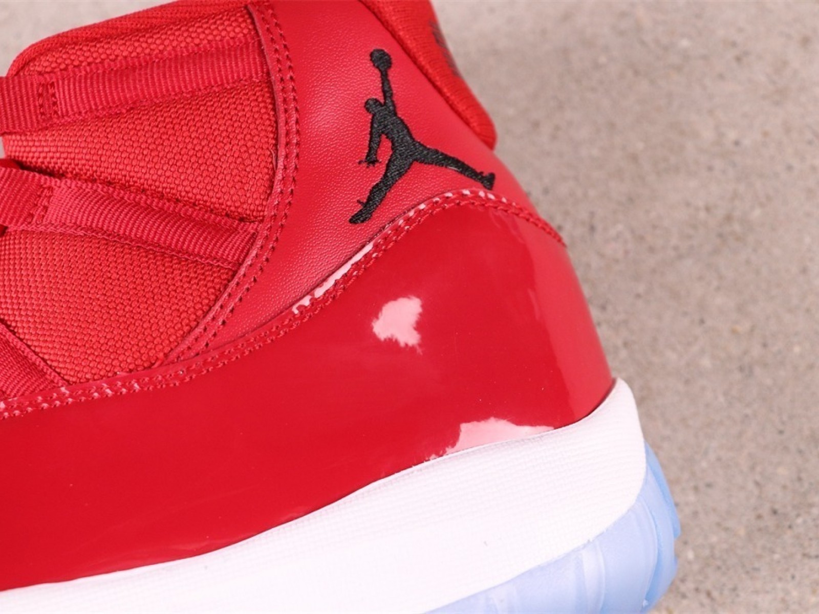 US$53 Air Jordan 11 378037-623 Red White Size 40-47.5