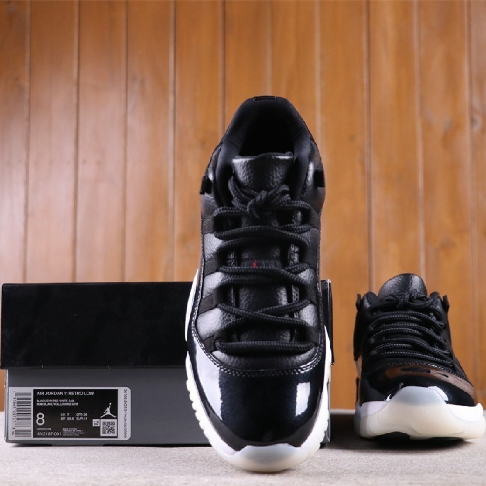 US Air Jordan 11 Low 72-10 AV2187-001 Size 40-47.5