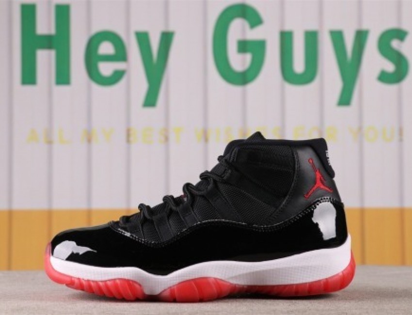 US$57 Air Jordan 11  Bred 378037-061 Size 36-47.5